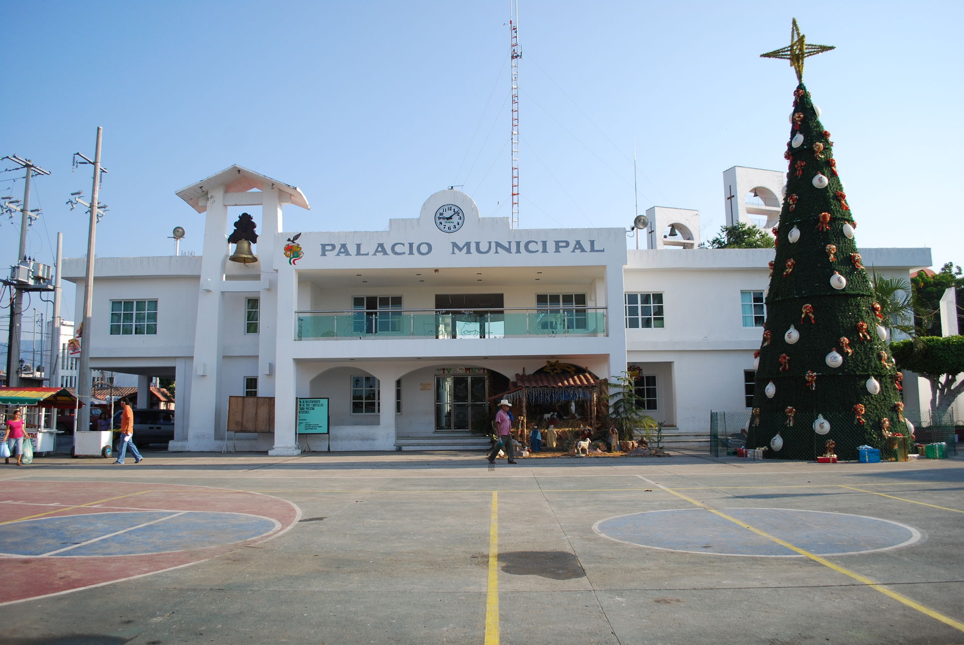 Municipal palace of Petatlán, Guerrero, Mexico