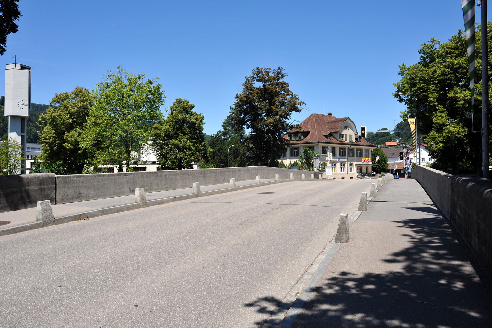 Bridge over the Thur in Wattwil by Robert Maillart, built 1909;…
