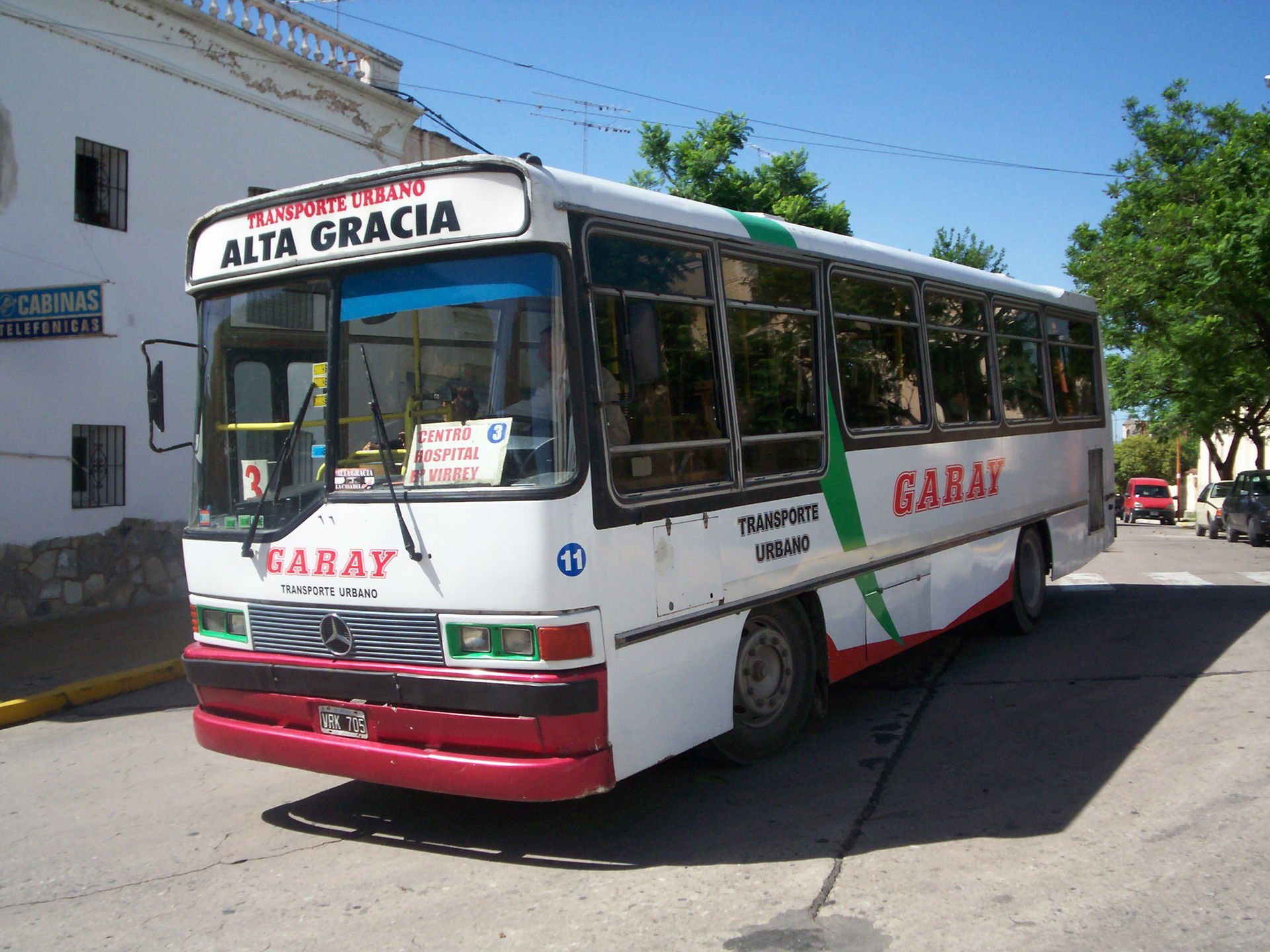 Colectivo urbano de Alta Gracia.