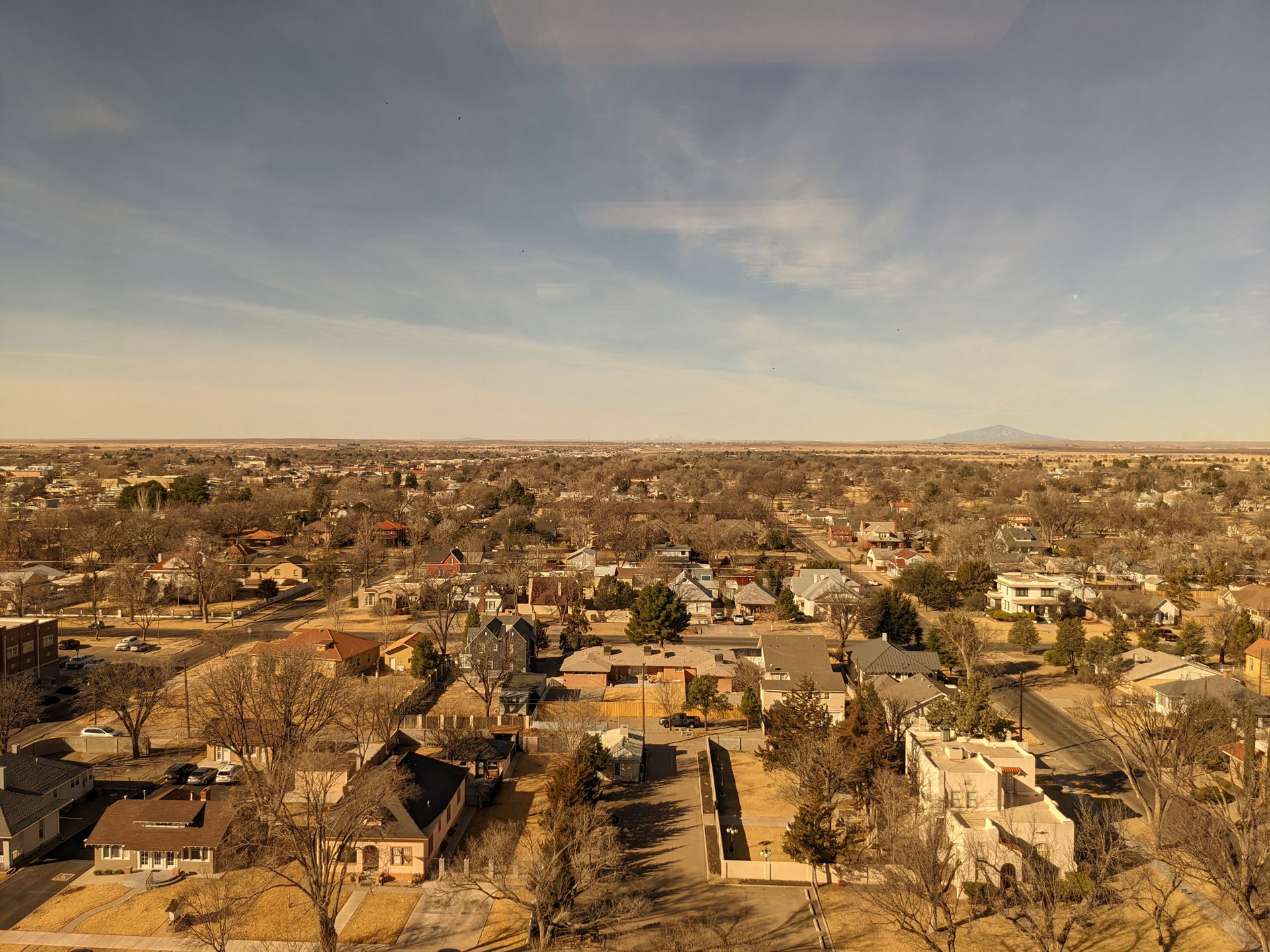 looking West from Roswell, NM