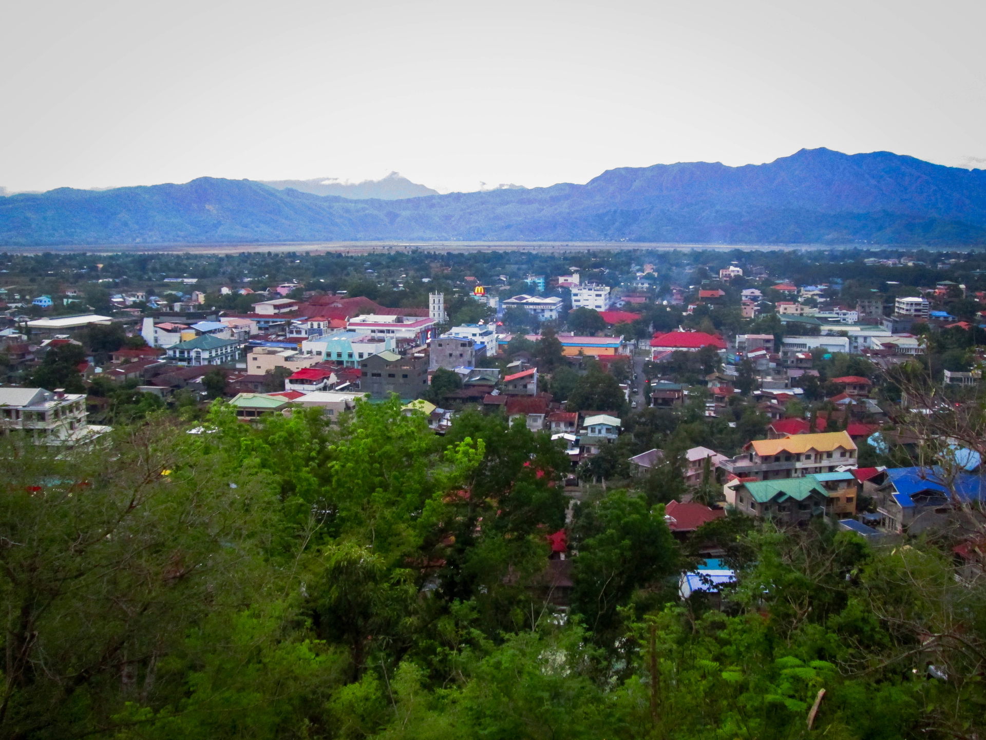 Shot of Municipality of Bangued from Cassamata Hill National Pa…