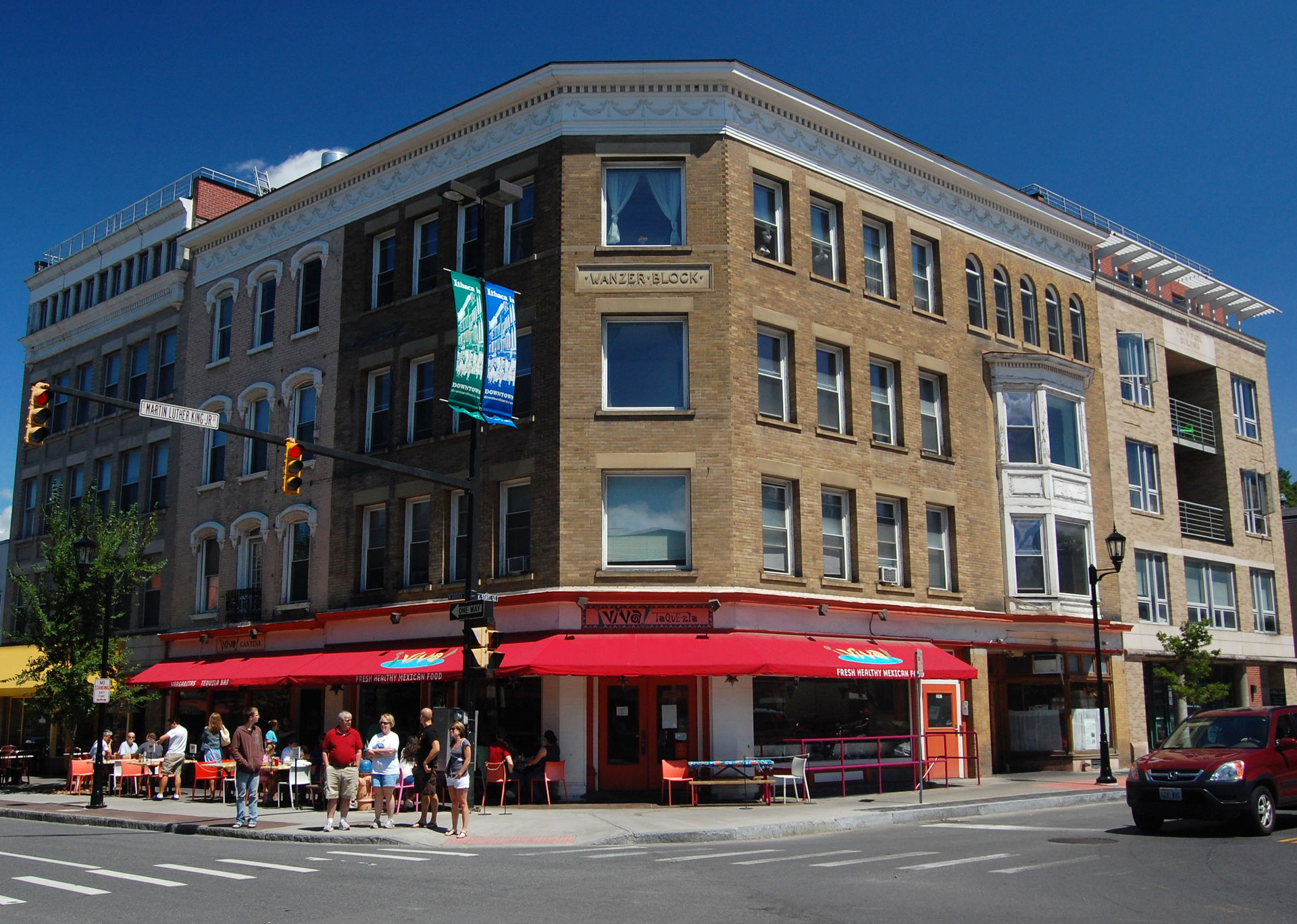 Downtown Ithaca.
Ithaca and the Cayuga Lake area of New York. A…
