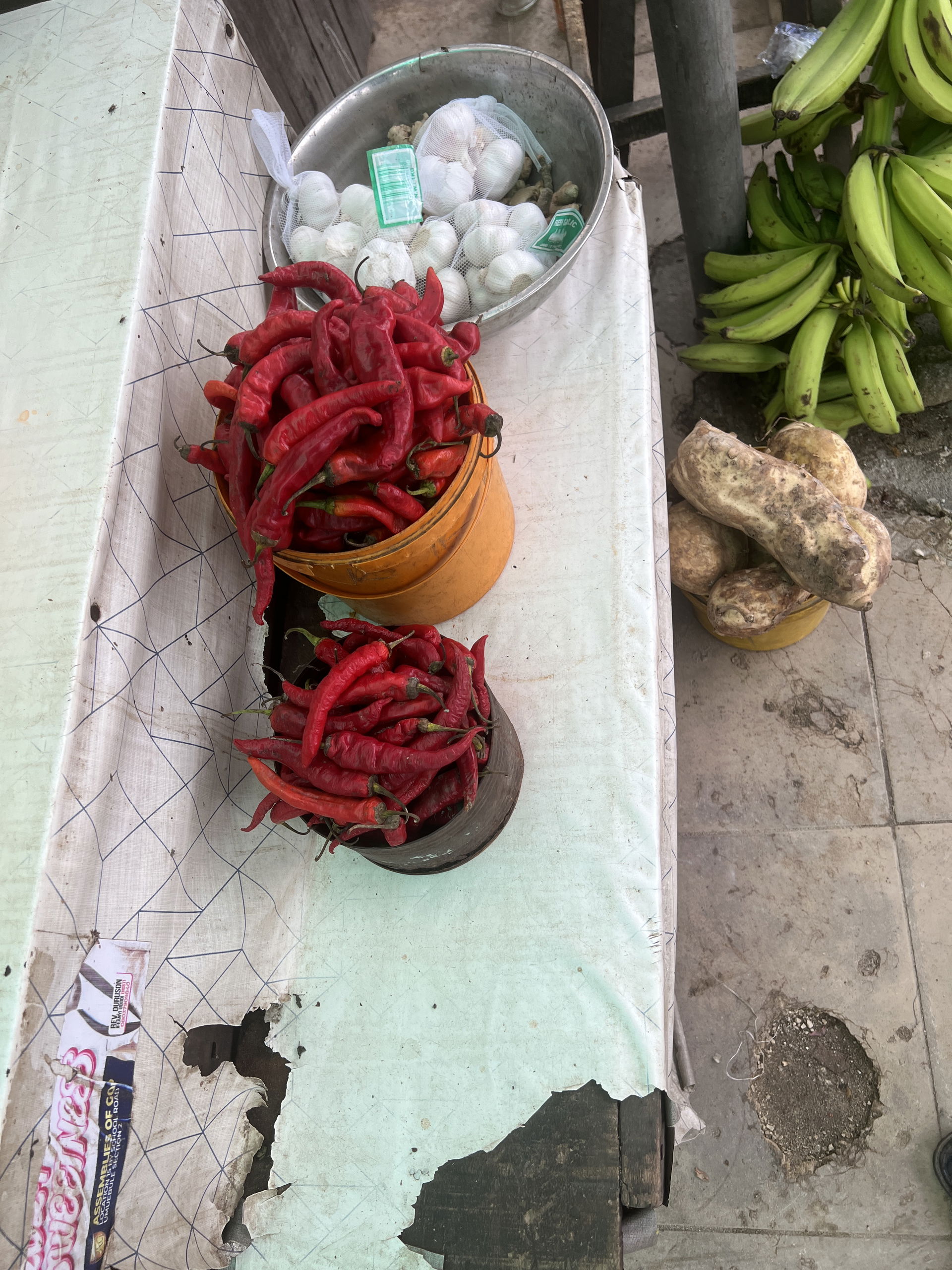 Shombo Pepper at fruit garden market Dline Port Harcourt