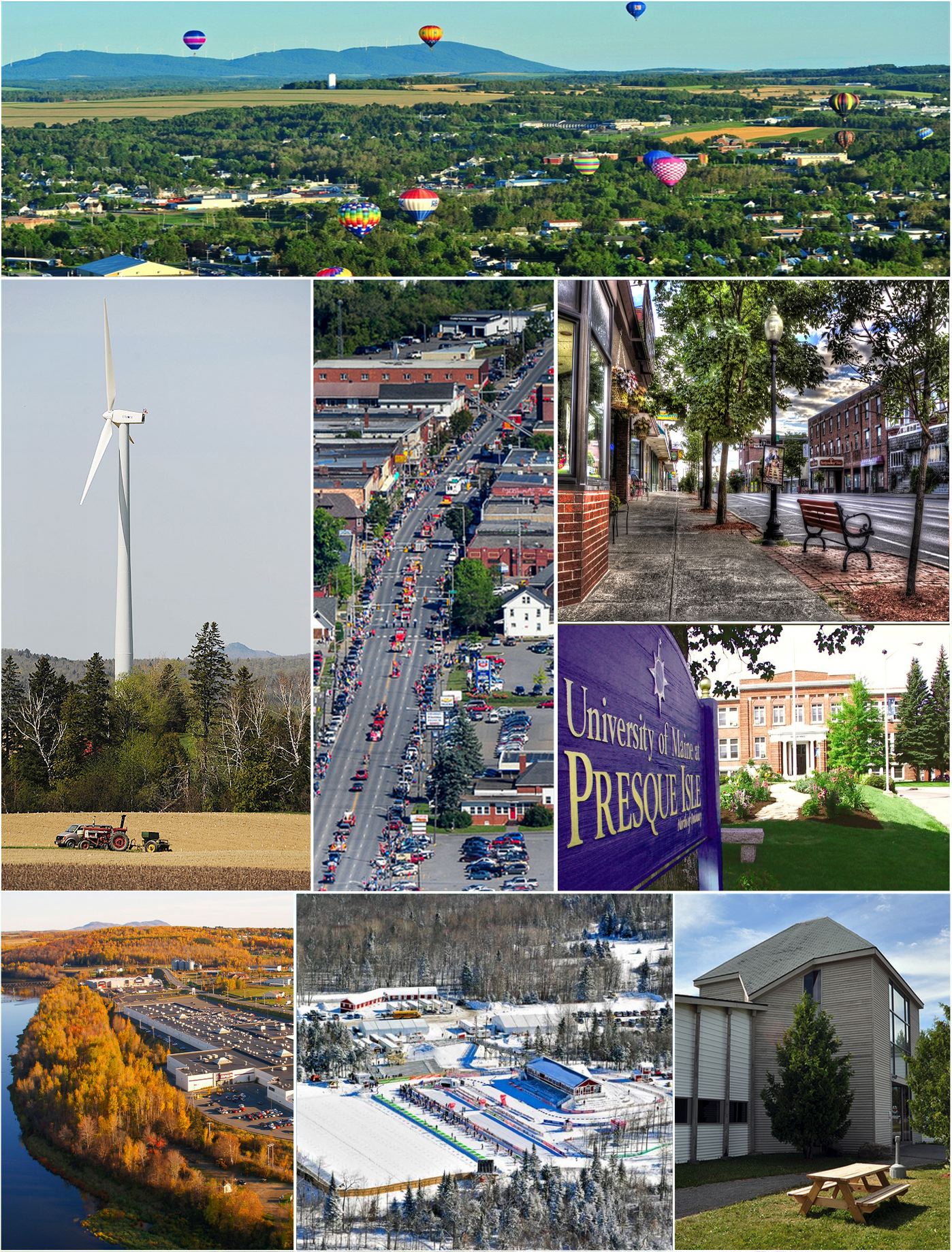 This is a montage of different iconic locations throughout the …