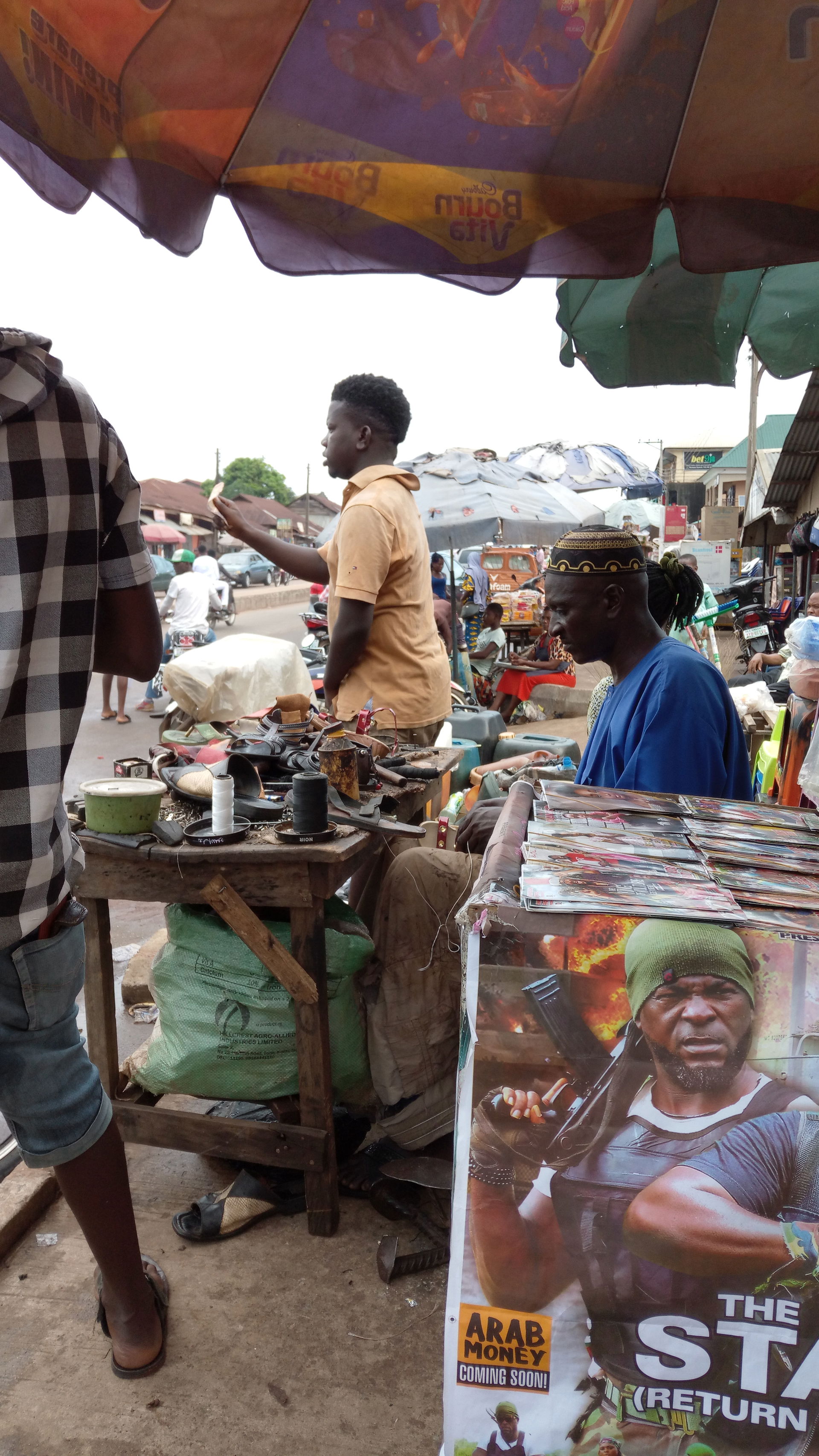 This is an image of "African people at work" from