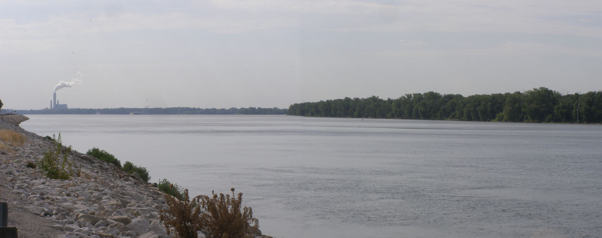 Clark Bridge over the Mississippi River, Alton, Il.
