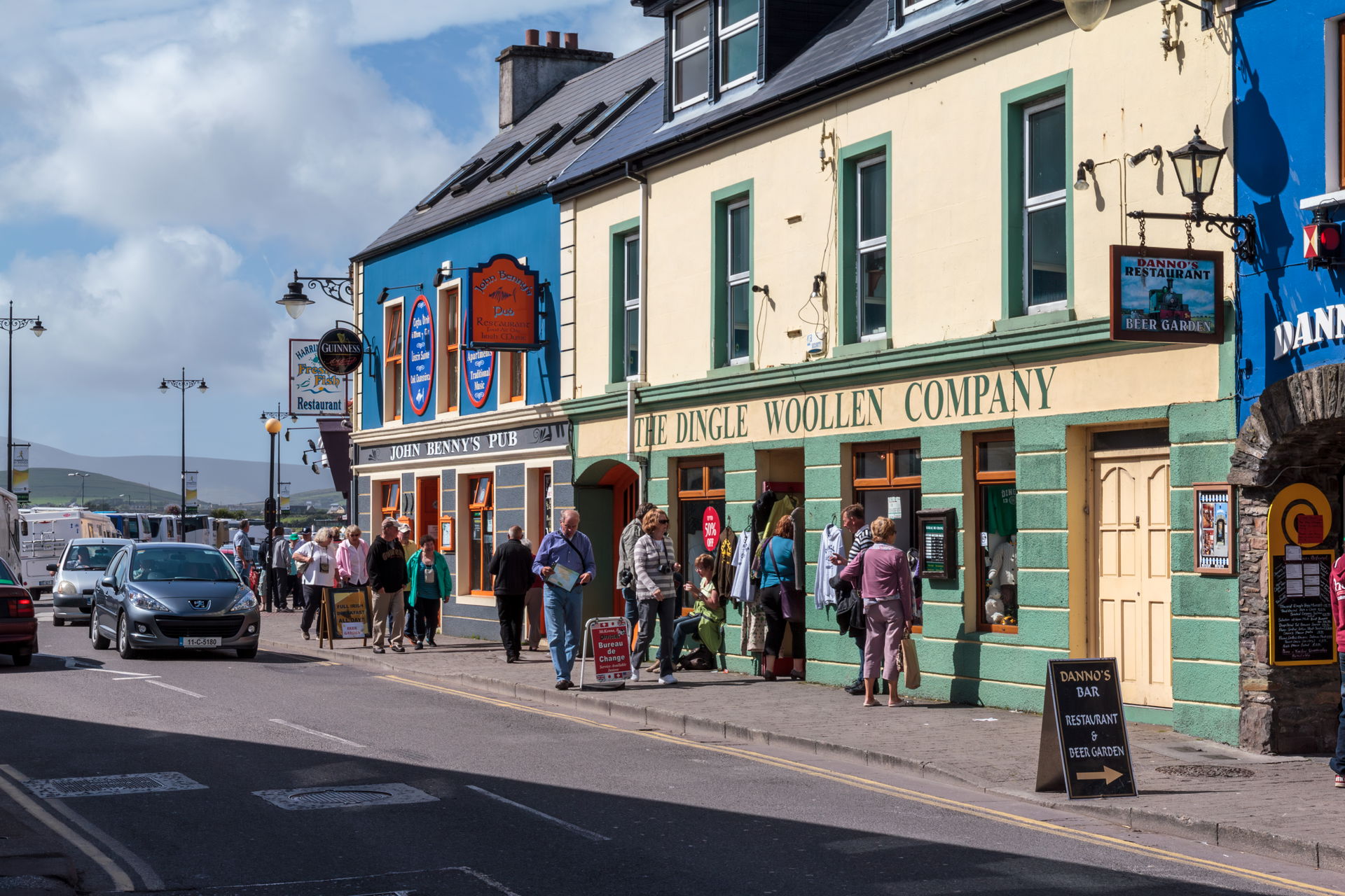 Strand street in Dingle, Co. Kerry.
