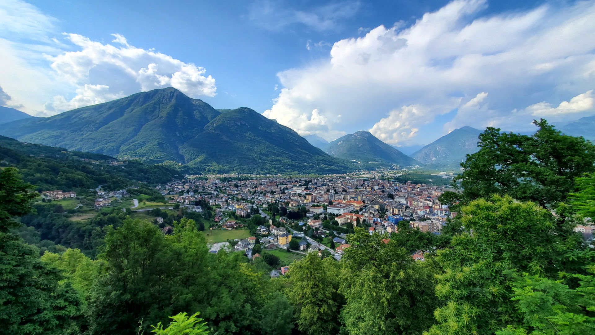 Photo taken from Sacred Mount Calvary of Domodossola.