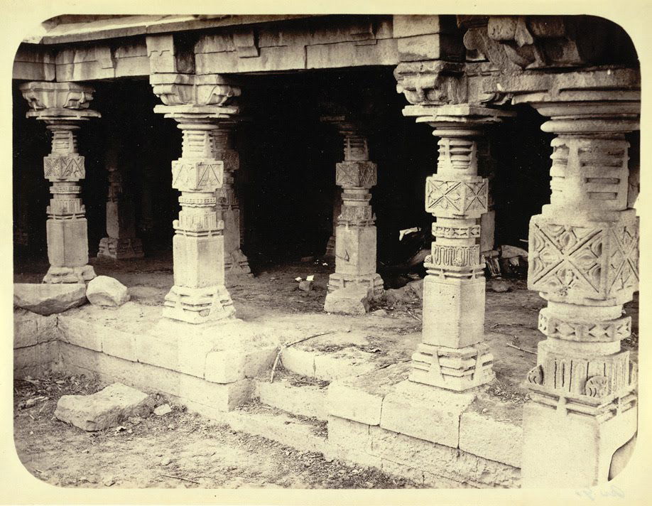 Photograph of the temple at Mehkar from the Allardyce Collectio…