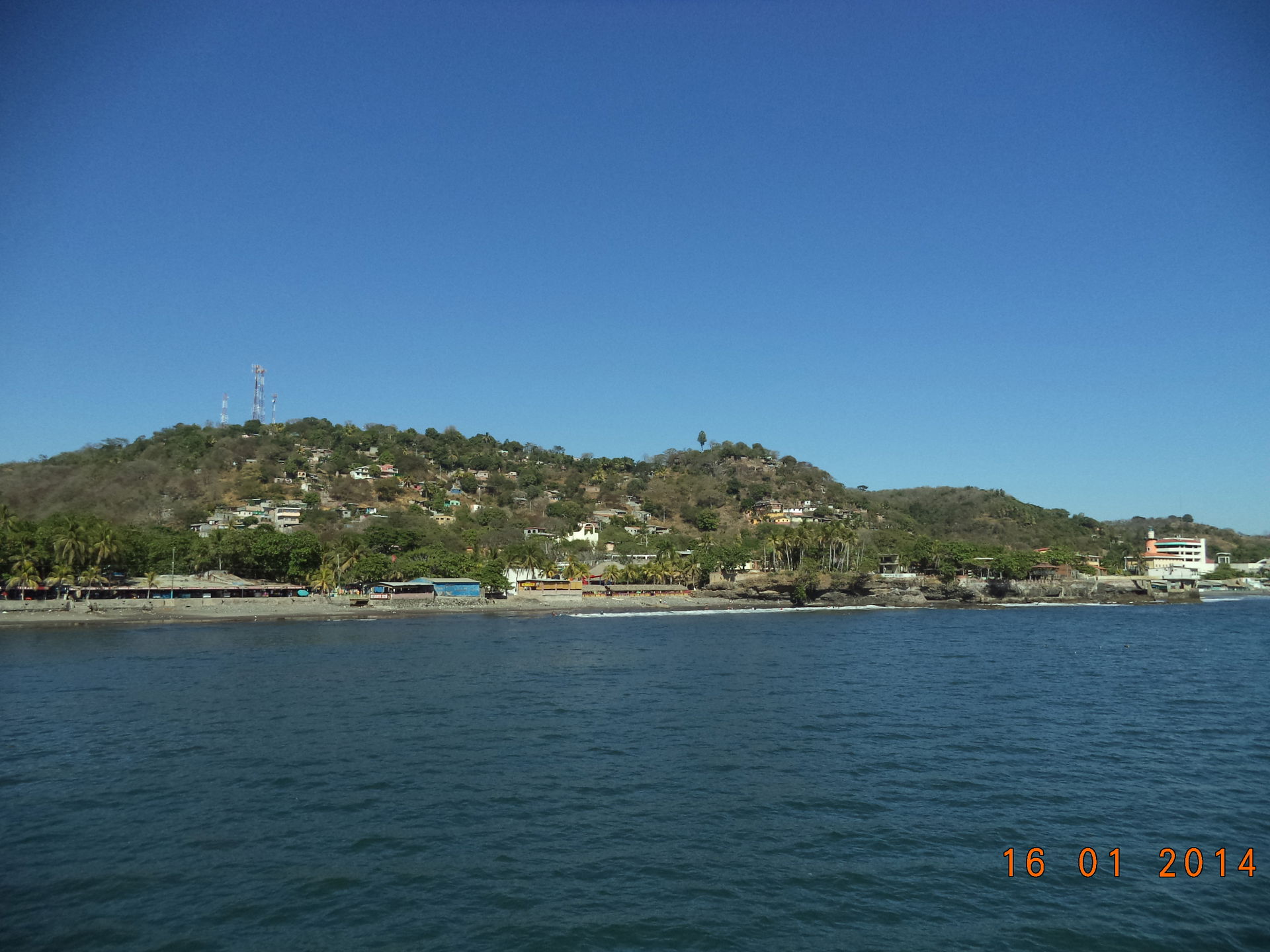 Cerro "Los Filtros" en el Puerto de La Libertad.