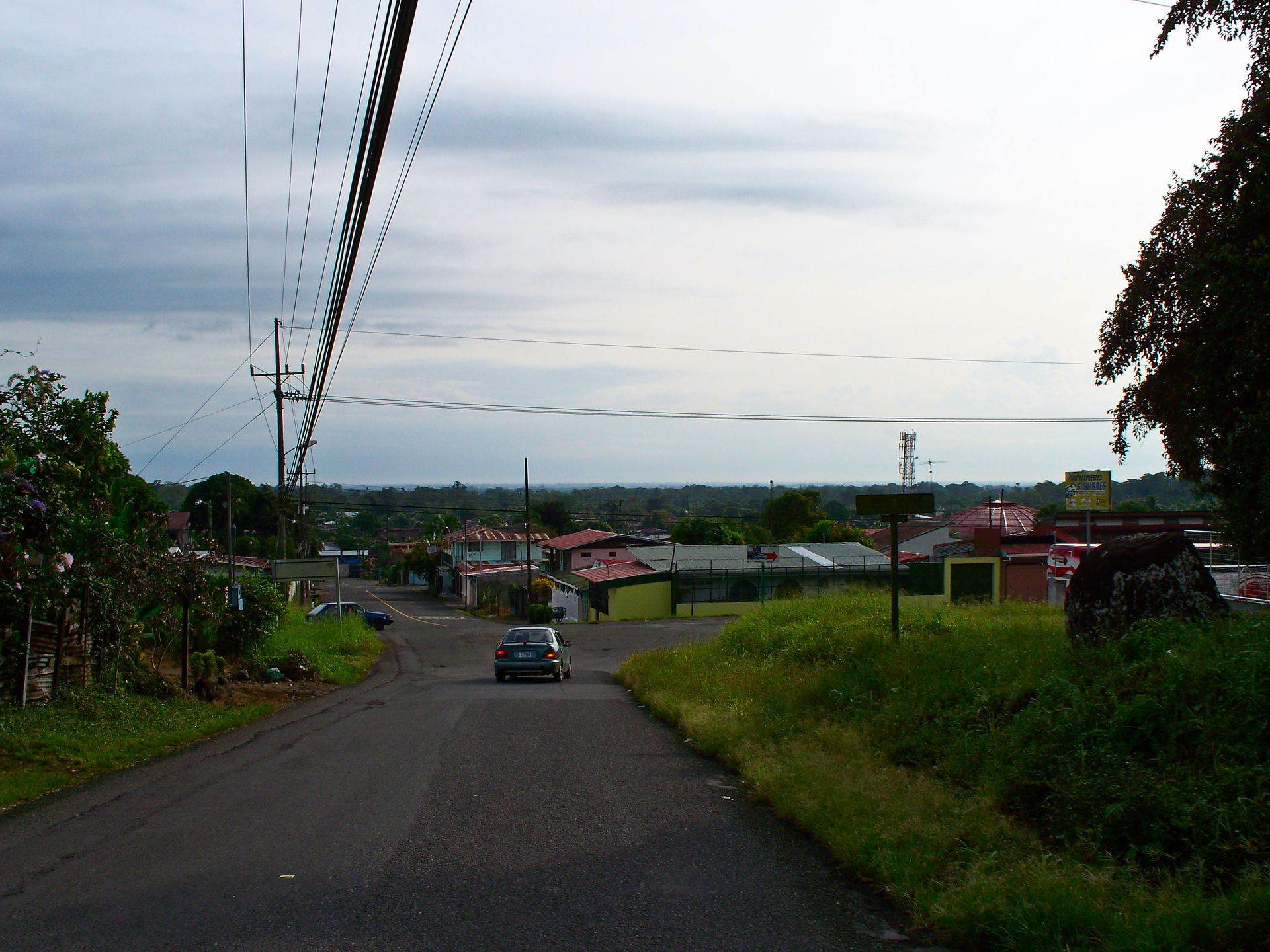 Entrance to Siquirres, Costa Rica.