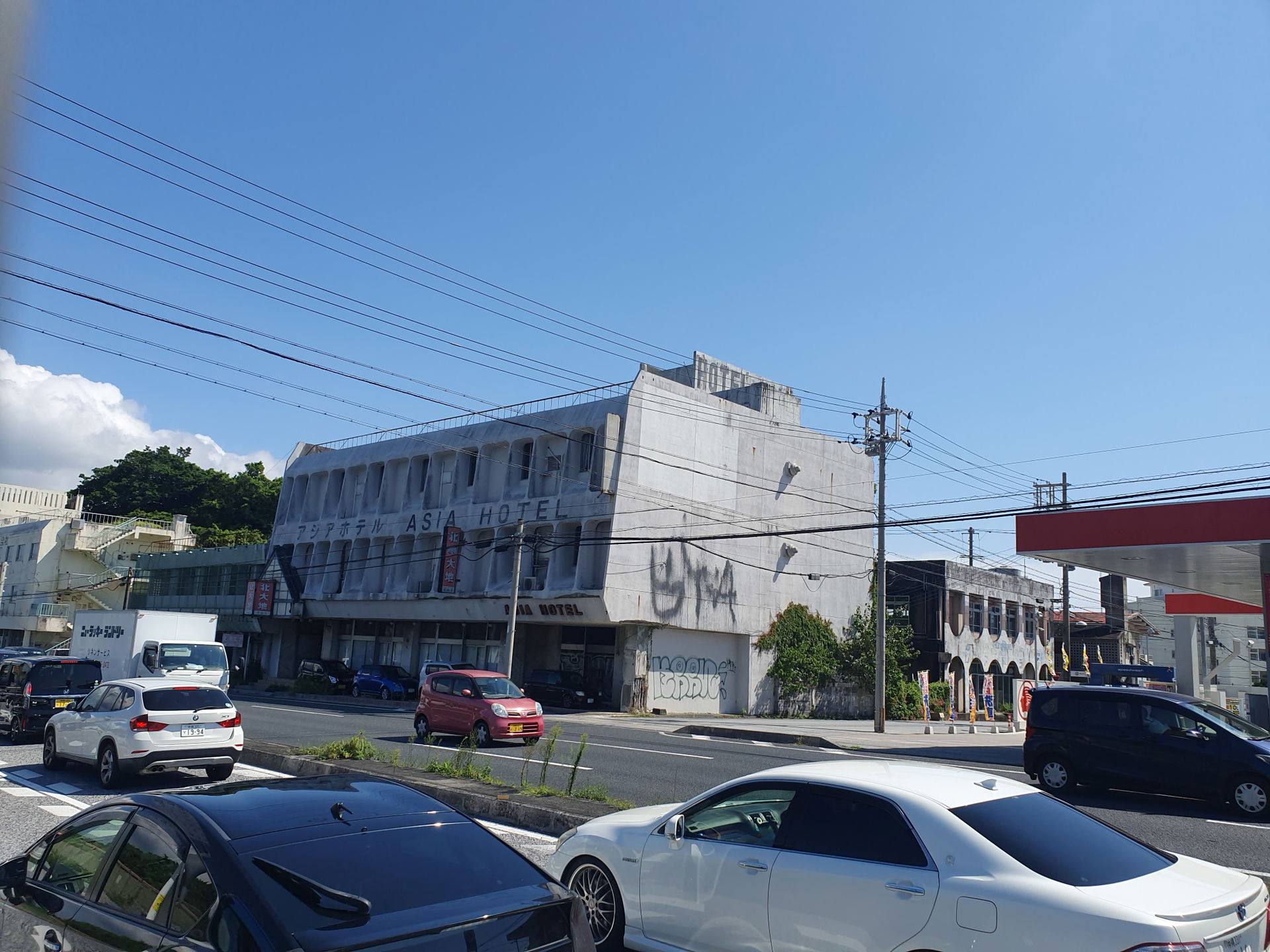 Ginowan seen from bus 120.