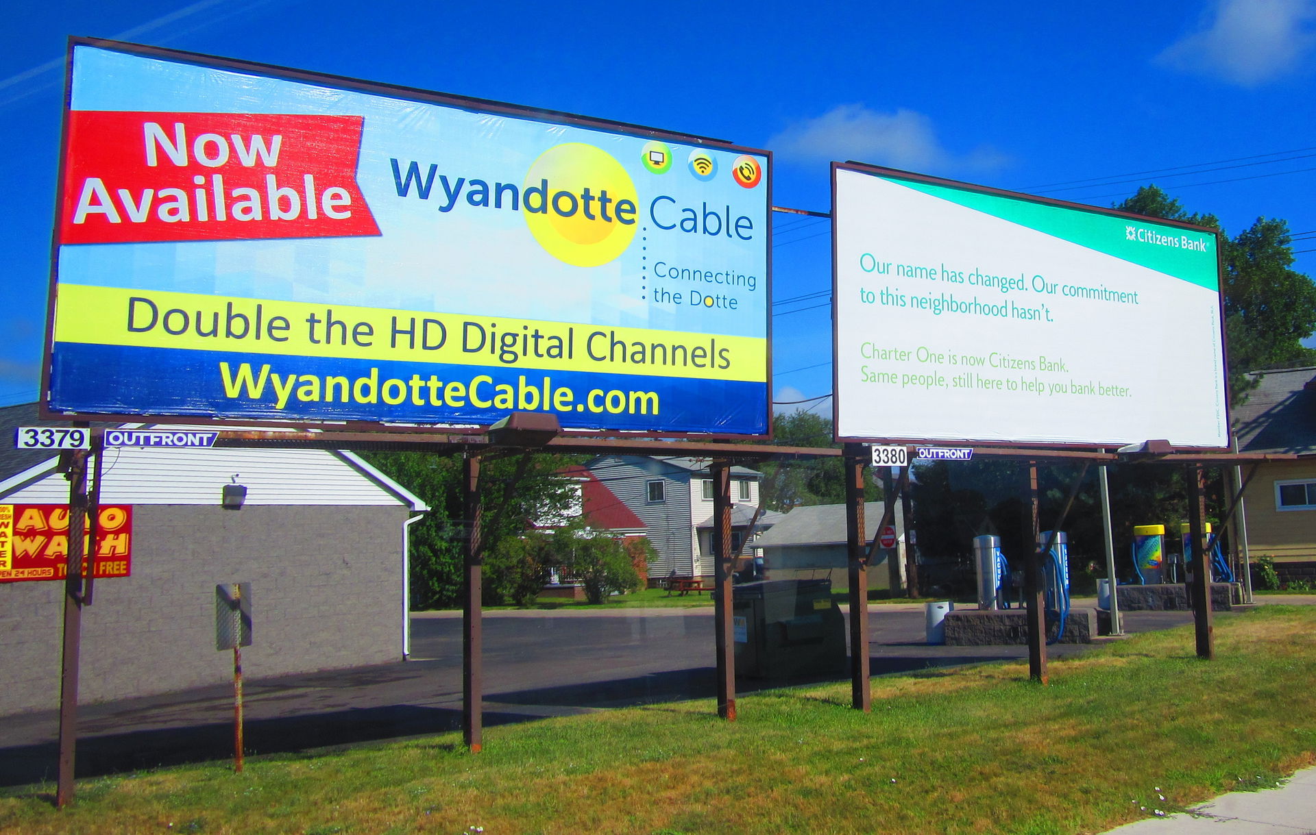 Outfront Media billboards in Wyandotte. Taken by me on Monday, …