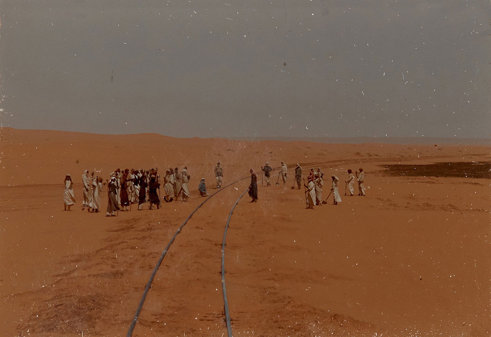 Railway near Dhahran, 1952
