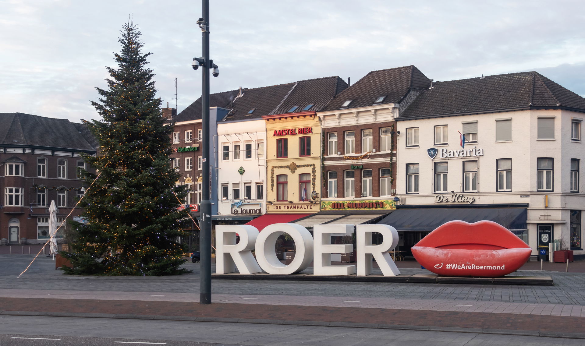 Roermond, view to the square in front of the railway station