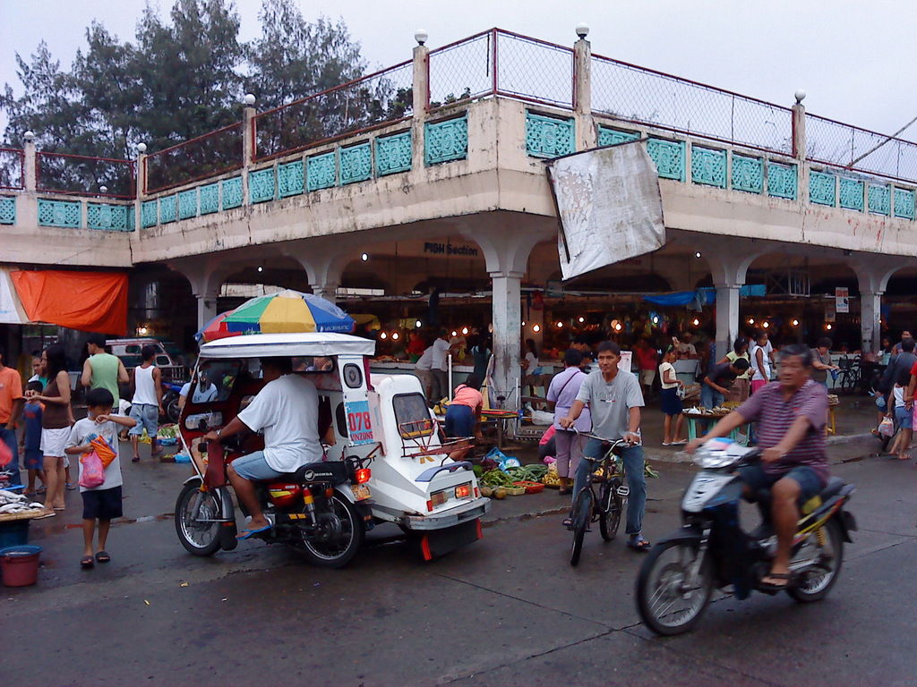 Public market of Vinzons, Camarines Norte, Philippines