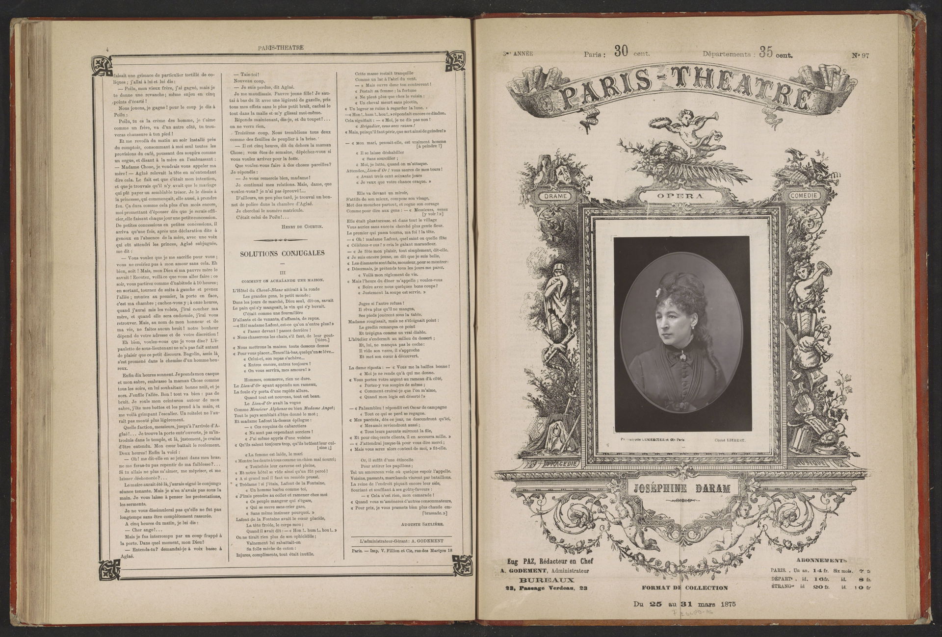 IdentificatieTitel(s): Portret van Joséphine Daram. Joséphine D…
