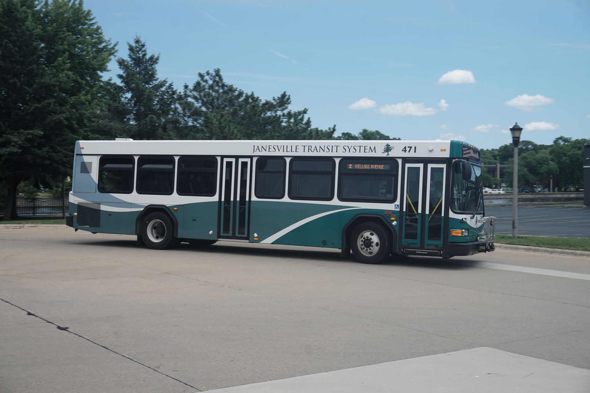 A Janesville Transit System bus in Janesville, Wisconsin (Unite…