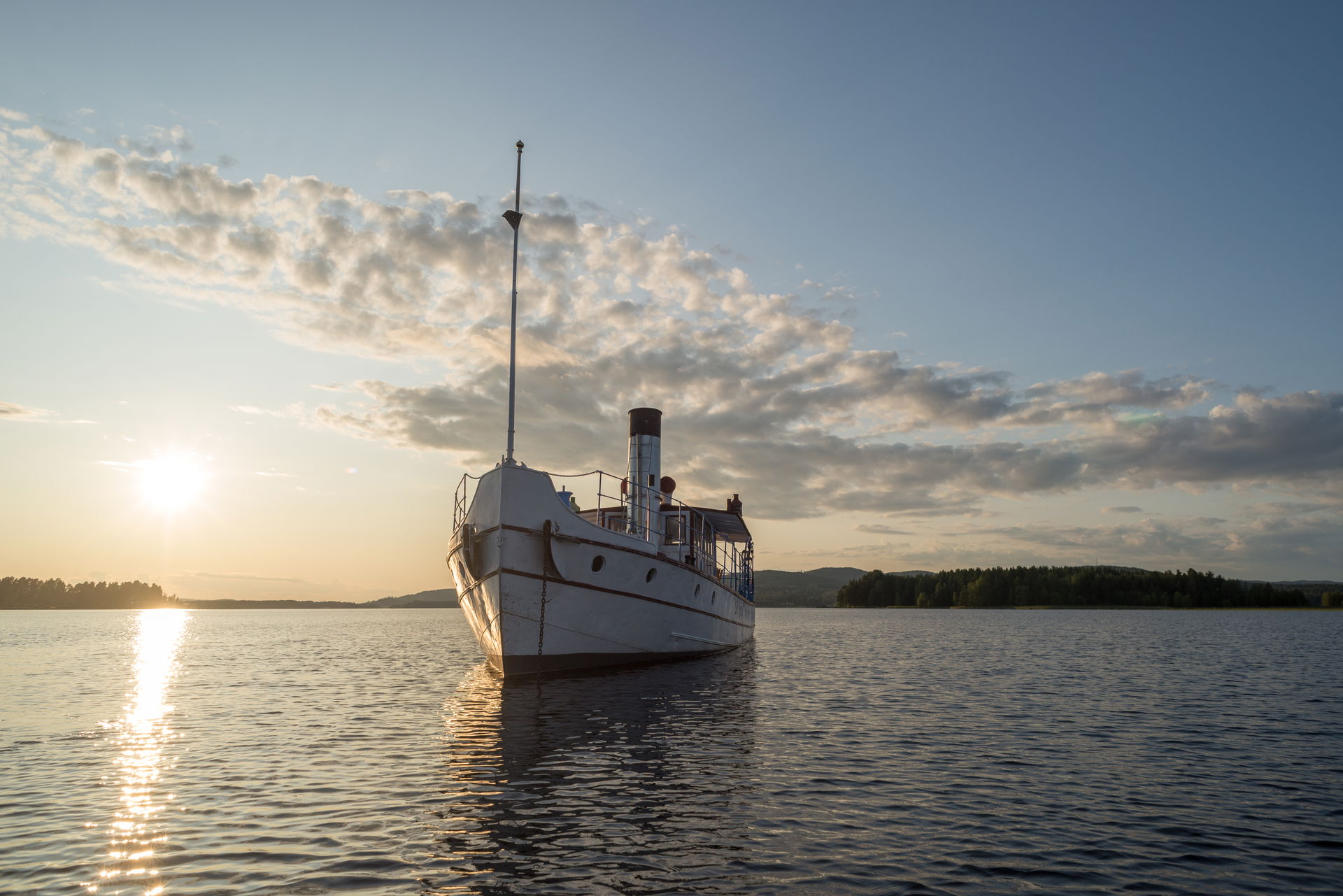 Steamboat Siljan. Built in 1868 for timber floating. Lake Insjö…