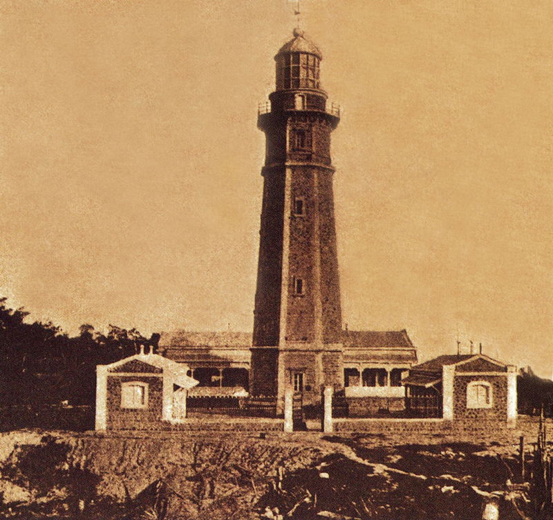 The Cape Melville Lighthouse in Balabac Island, Palawan in the …