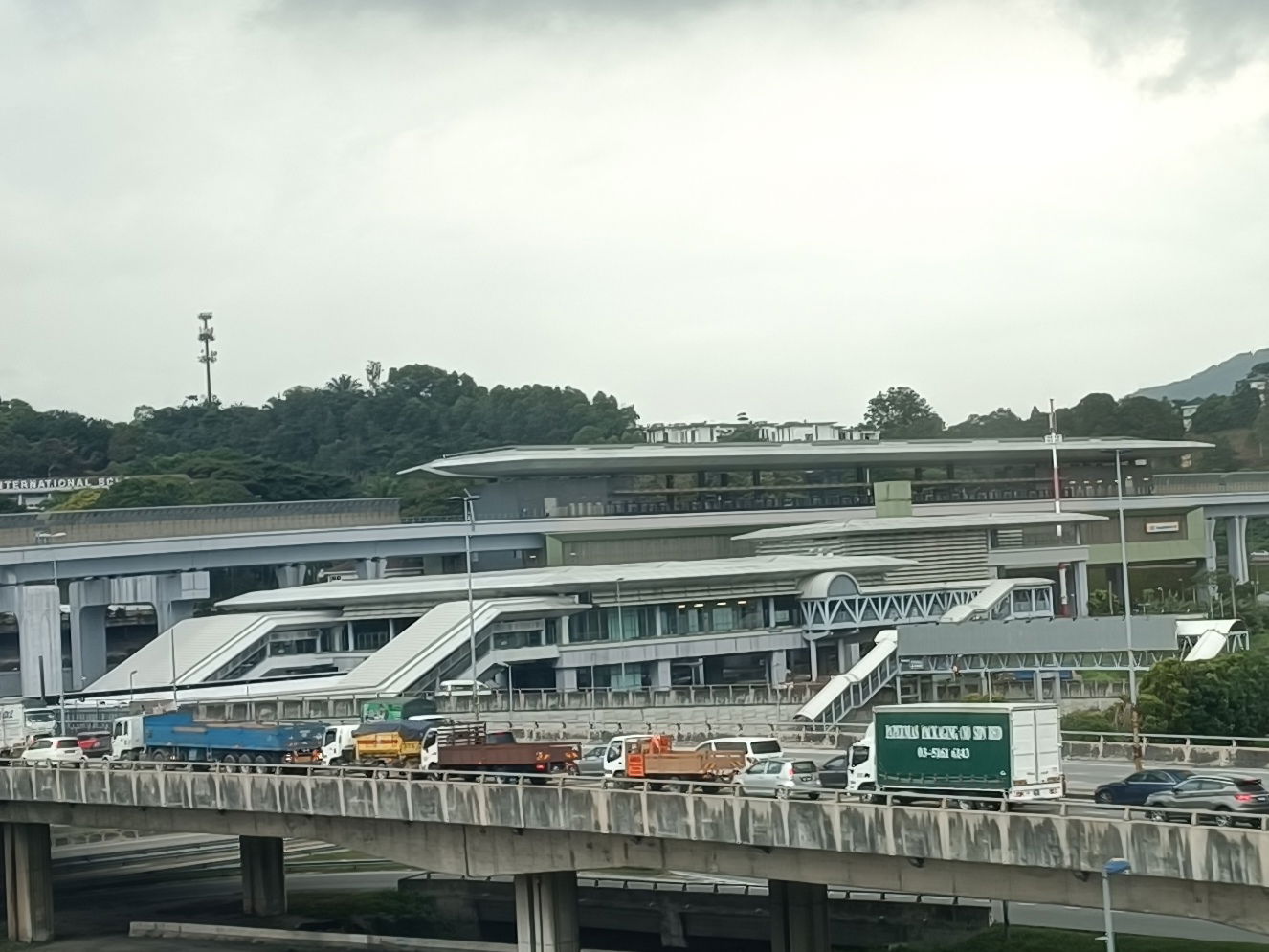 Sungai Buloh Station from MRT track