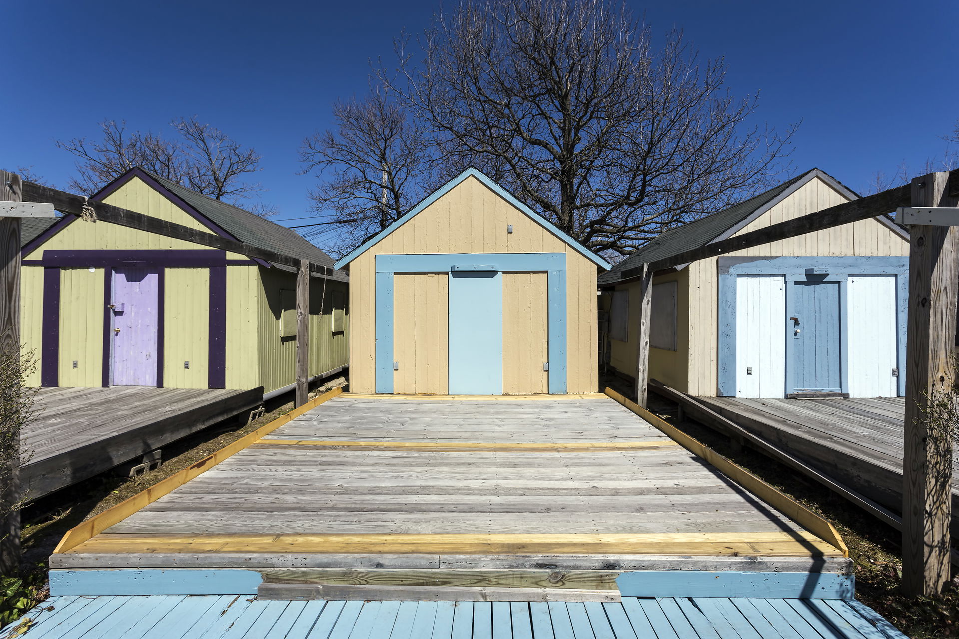 Tent cabins at the Great Auditorium, Ocean Grove, New Jersey, U…