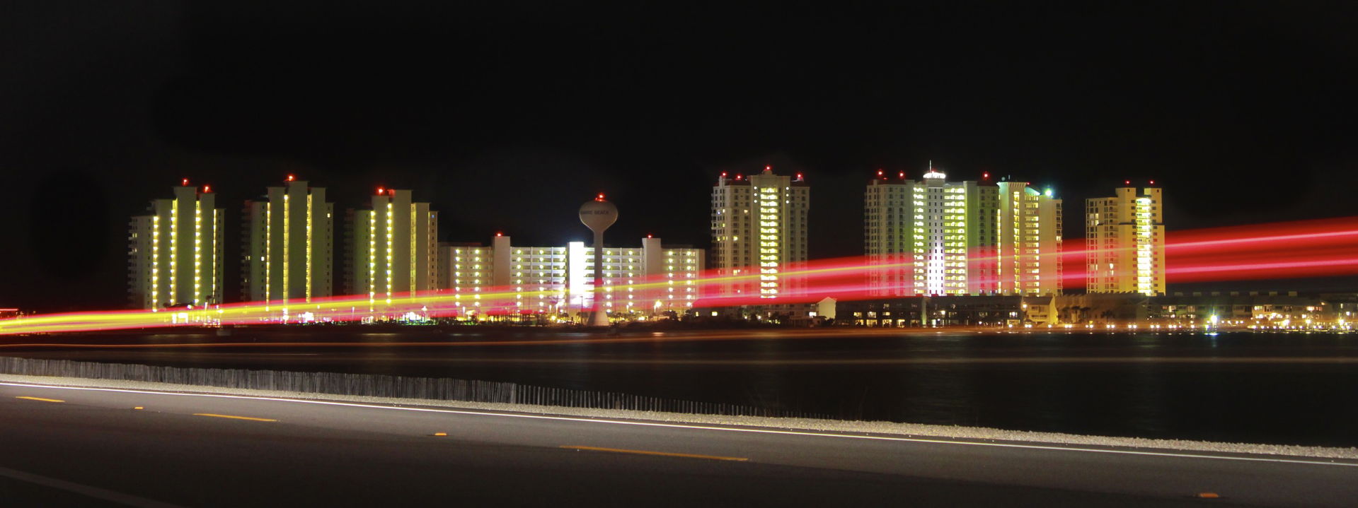 Skyline of Navarre Beach