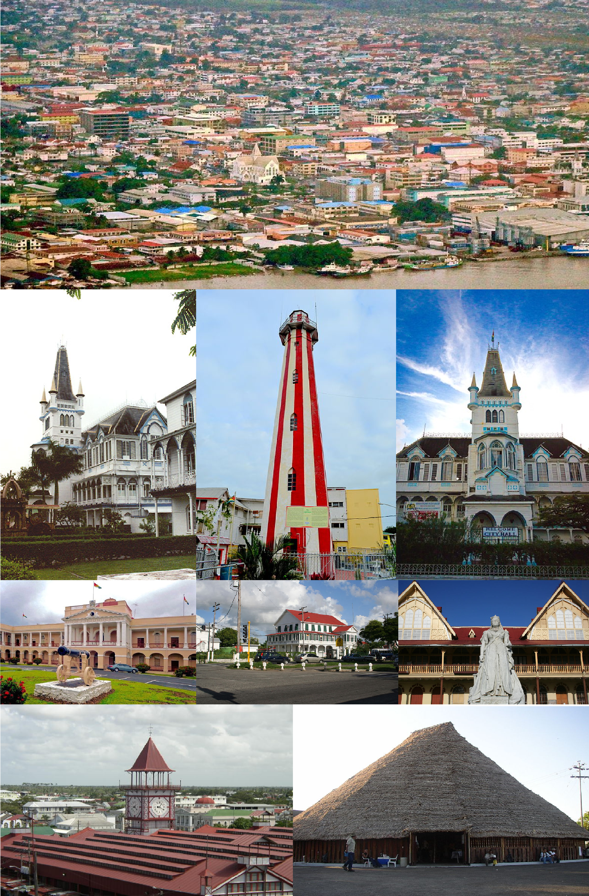 Georgetown, capital of the Cooperative Republic of Guyana.