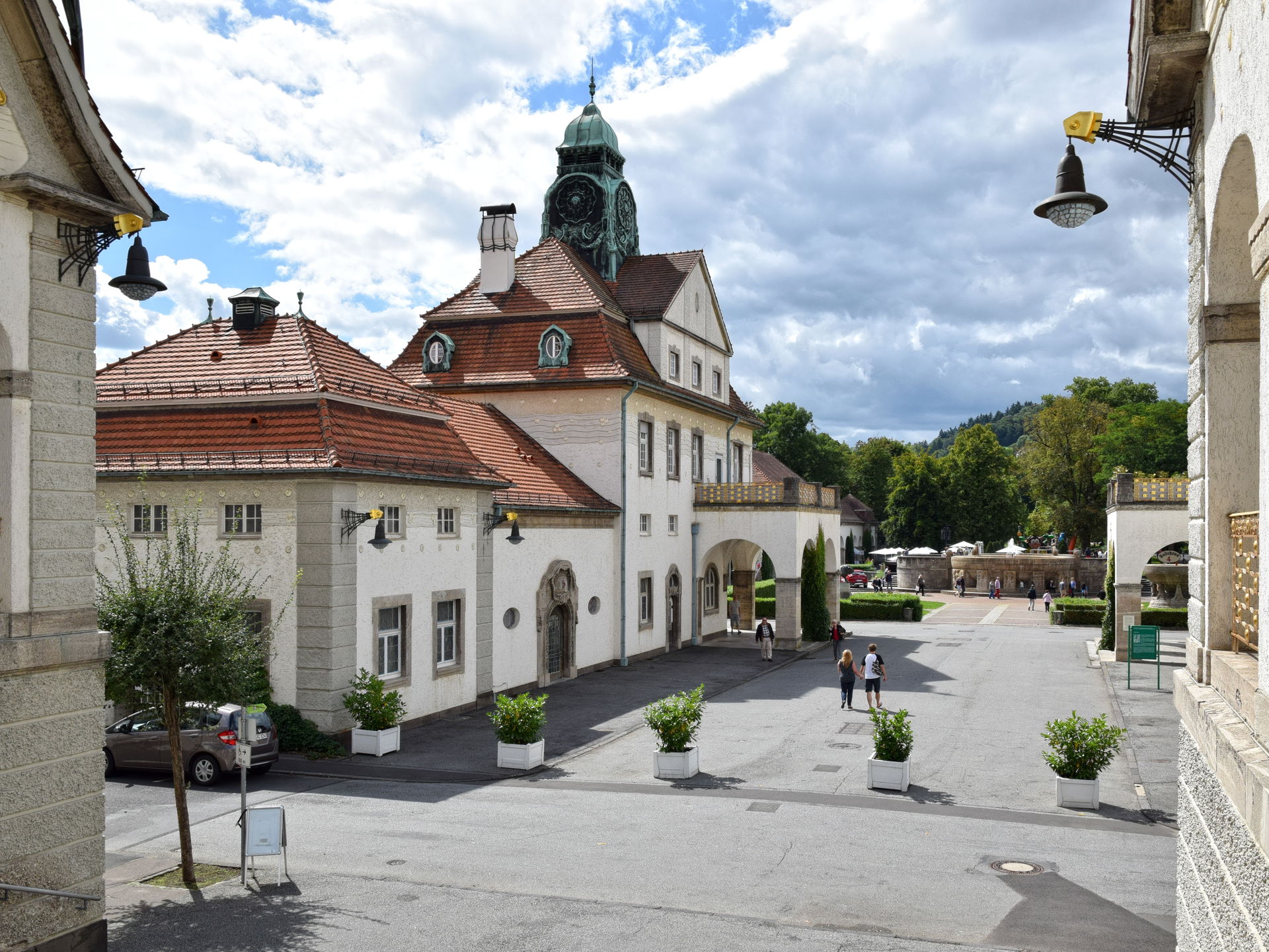 Der Sprudelhof in Bad Nauheim