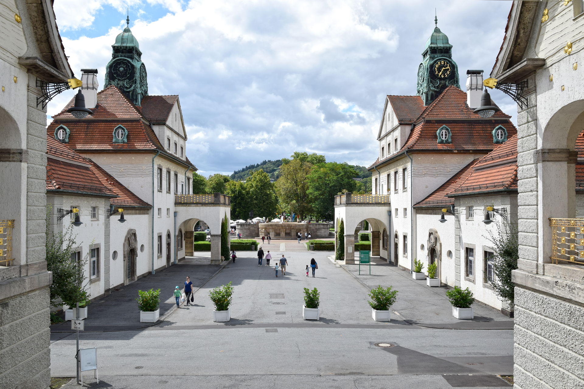 Der Sprudelhof in Bad Nauheim