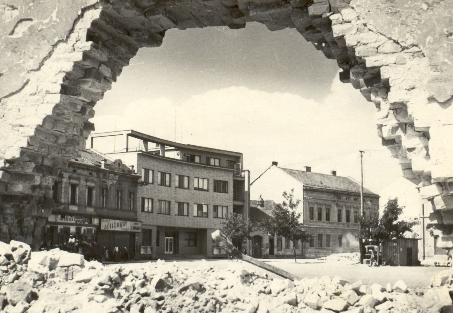 Břeclav náměstí 1944