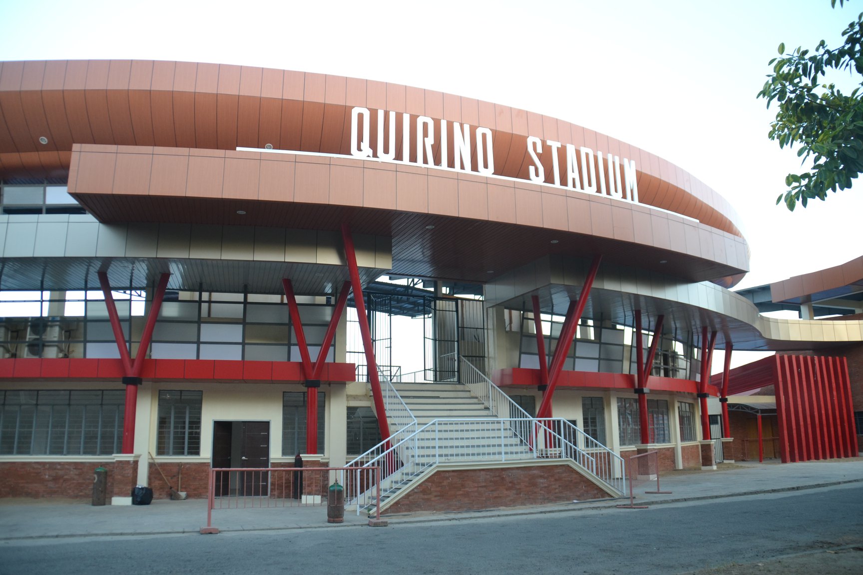 The Facade of the main grandstand of the President Elpidio Quir…