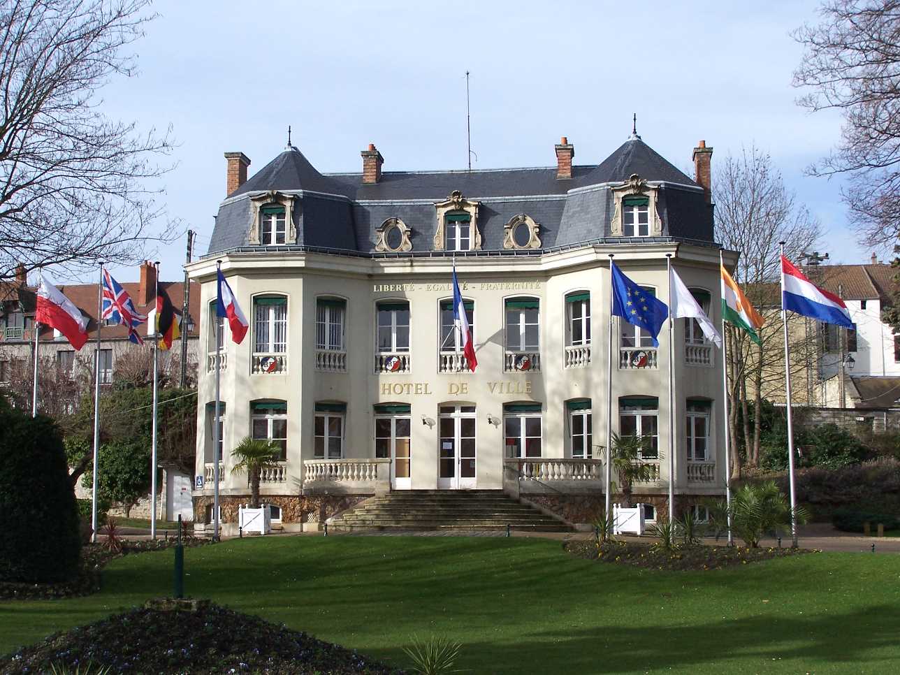 Town hall of Andrésy (Yvelines, France)