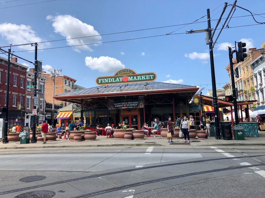 Findlay Market in Cincinnati, Ohio, as viewed from Race Street