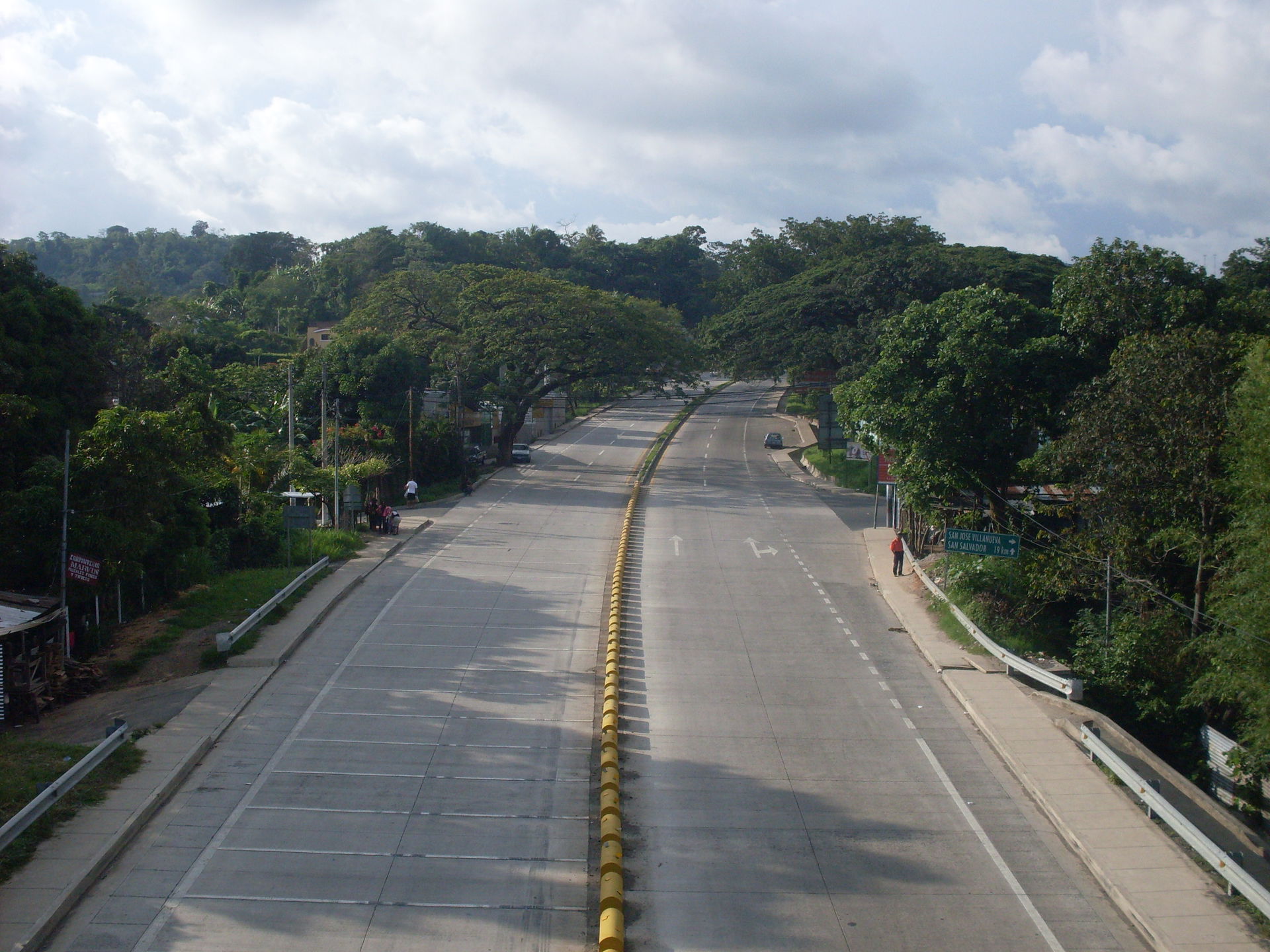 Here part of the freeway to the Port of La Libertad in front of…