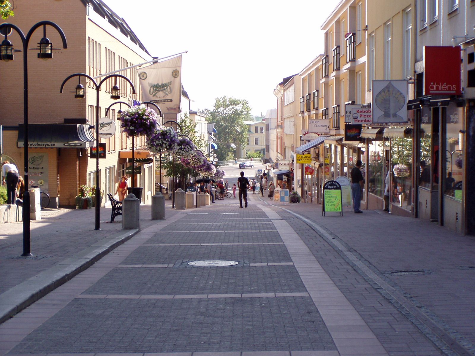 Storgatan in Härnösand in Västernorrland County, Sweden.