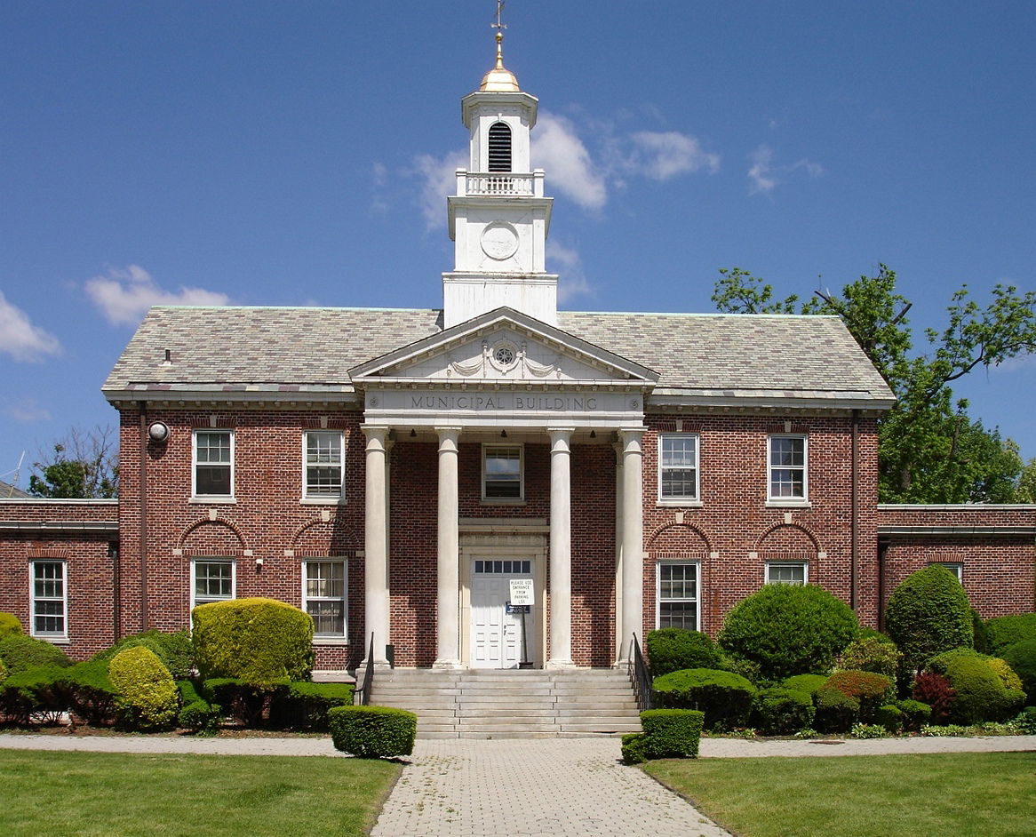 The municipal building of Teaneck, NJ.