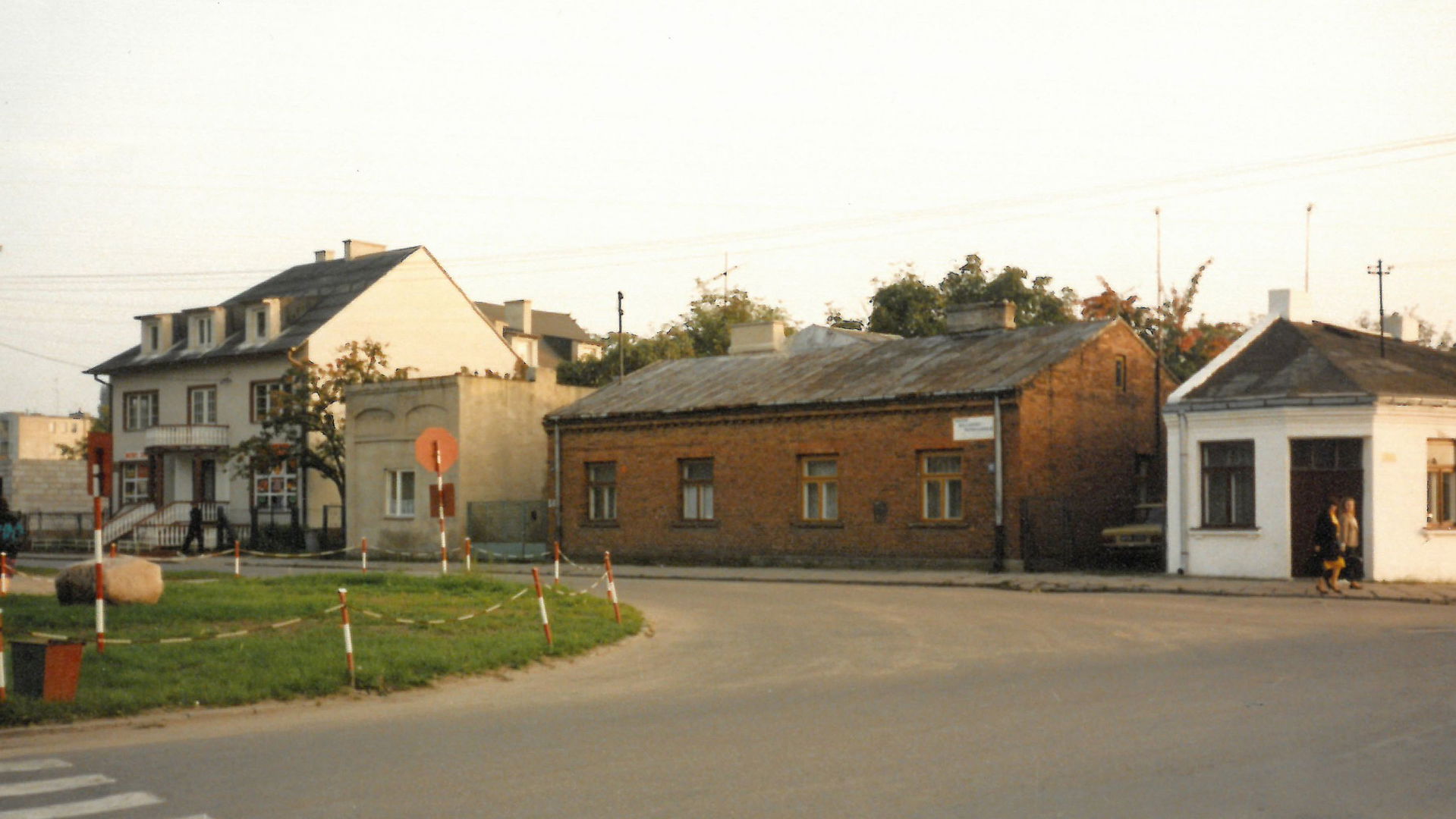 Sierpc (woj. mazowieckie, Polska). Skrzyżowanie ulic Konstytucj…