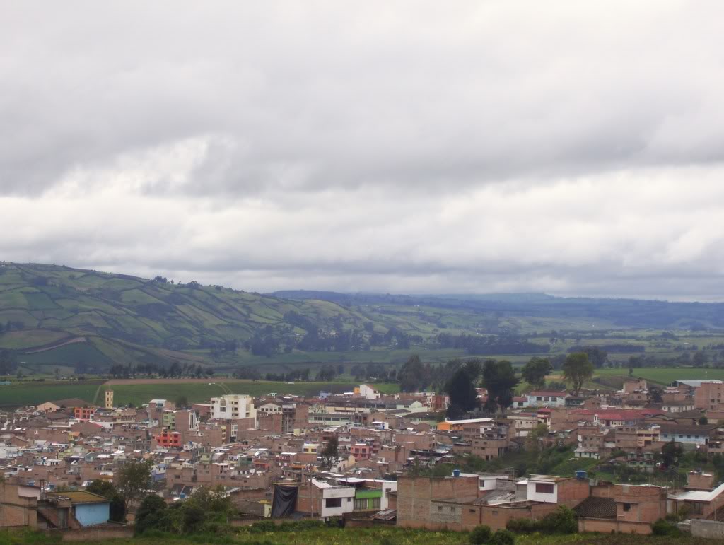 Panorámica sobre algunos barrios del municipio de Túquerres, en…