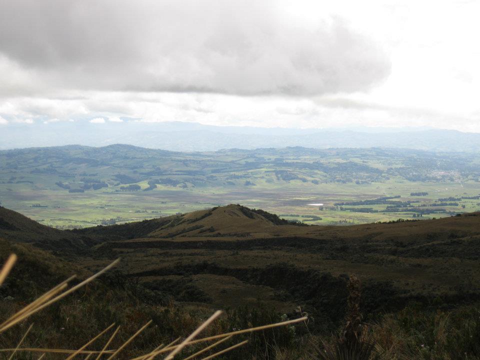 Vista Sur de la sabana de TUQUERRES