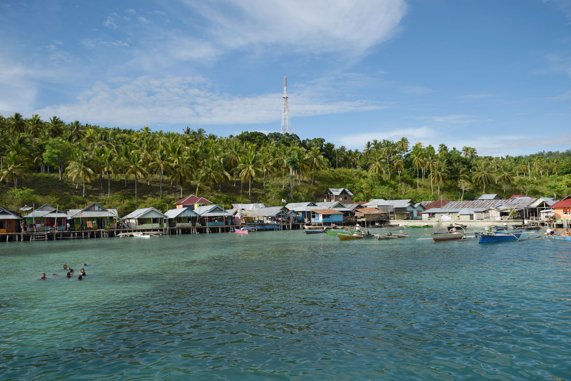 Portrait of the life of the floating village of Ampana, Central…