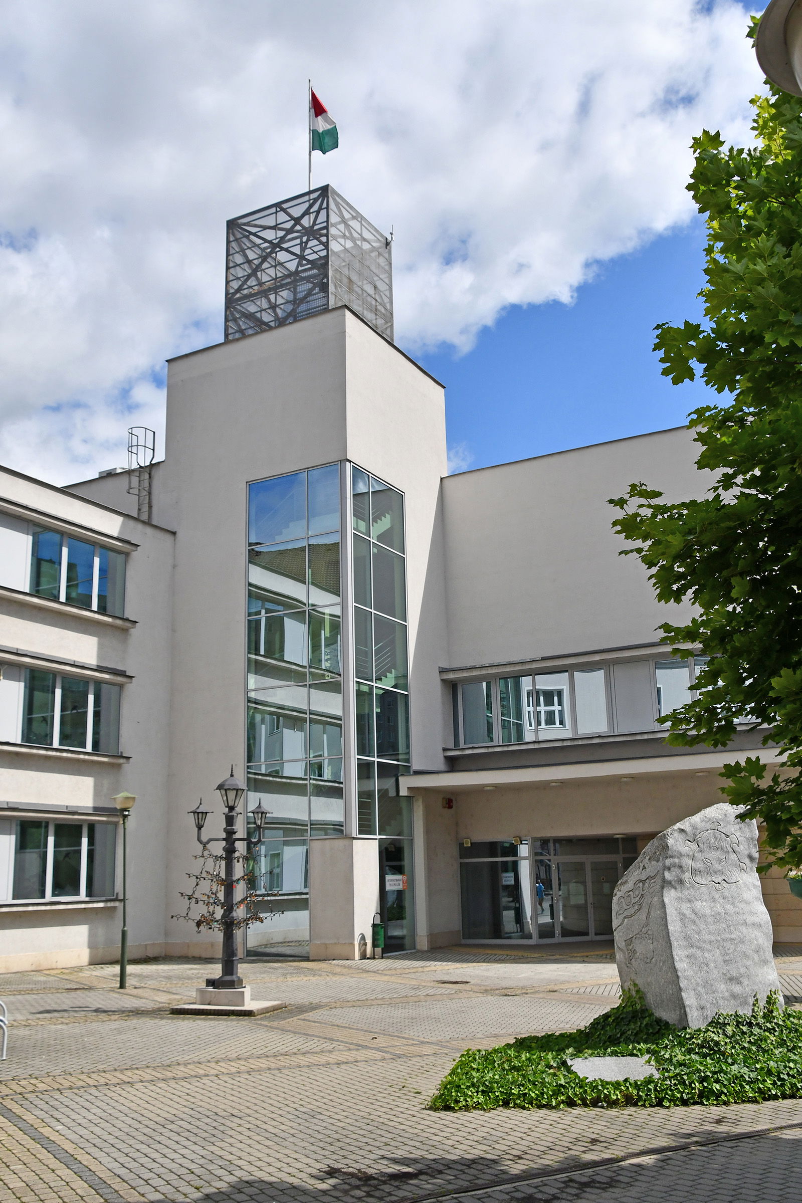 Town hall in Ózd, Borsod-Abaúj-Zemplén County, Hungary