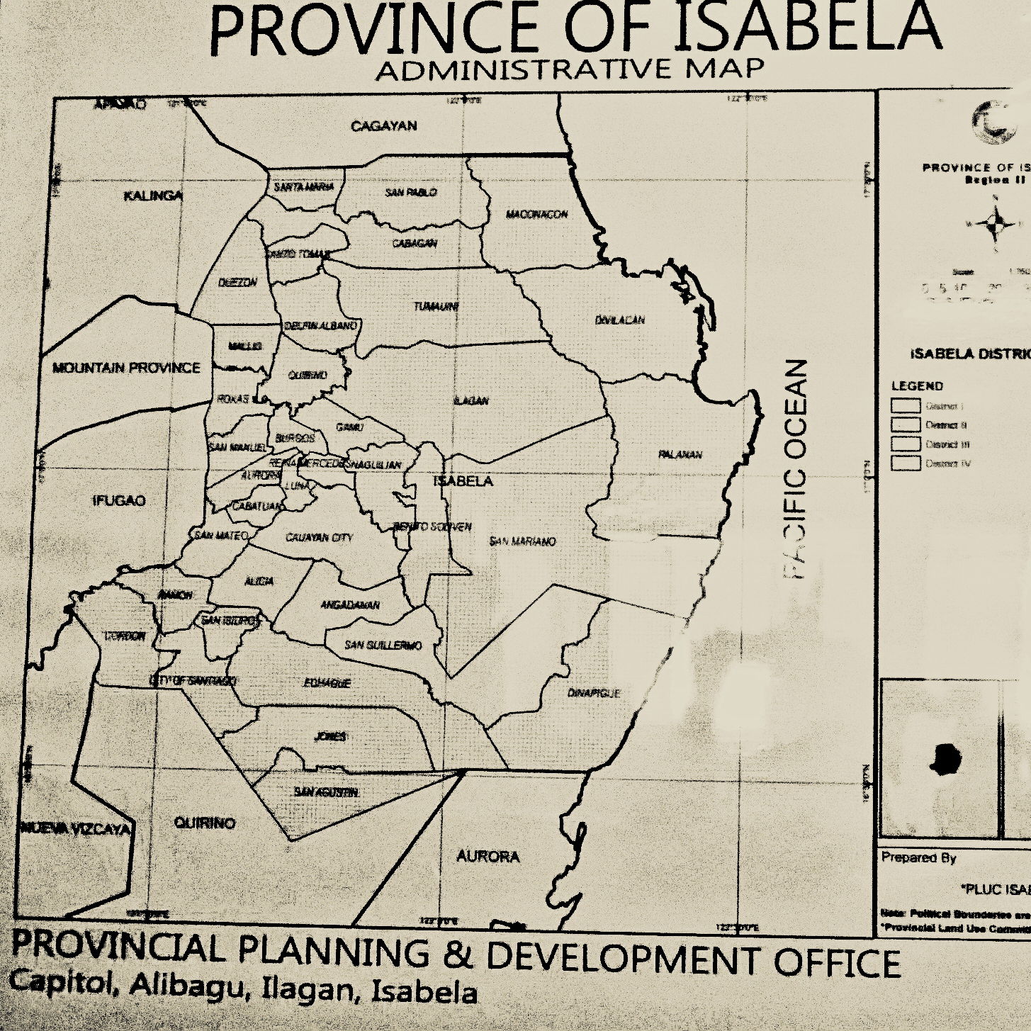 Map of Isabela