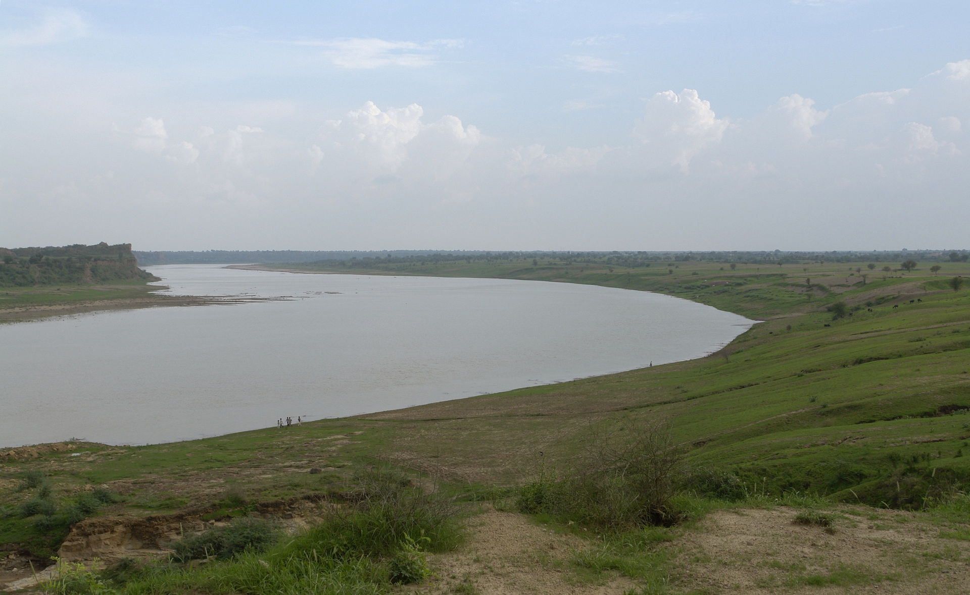 Chambal river near Dhaulpur, India.