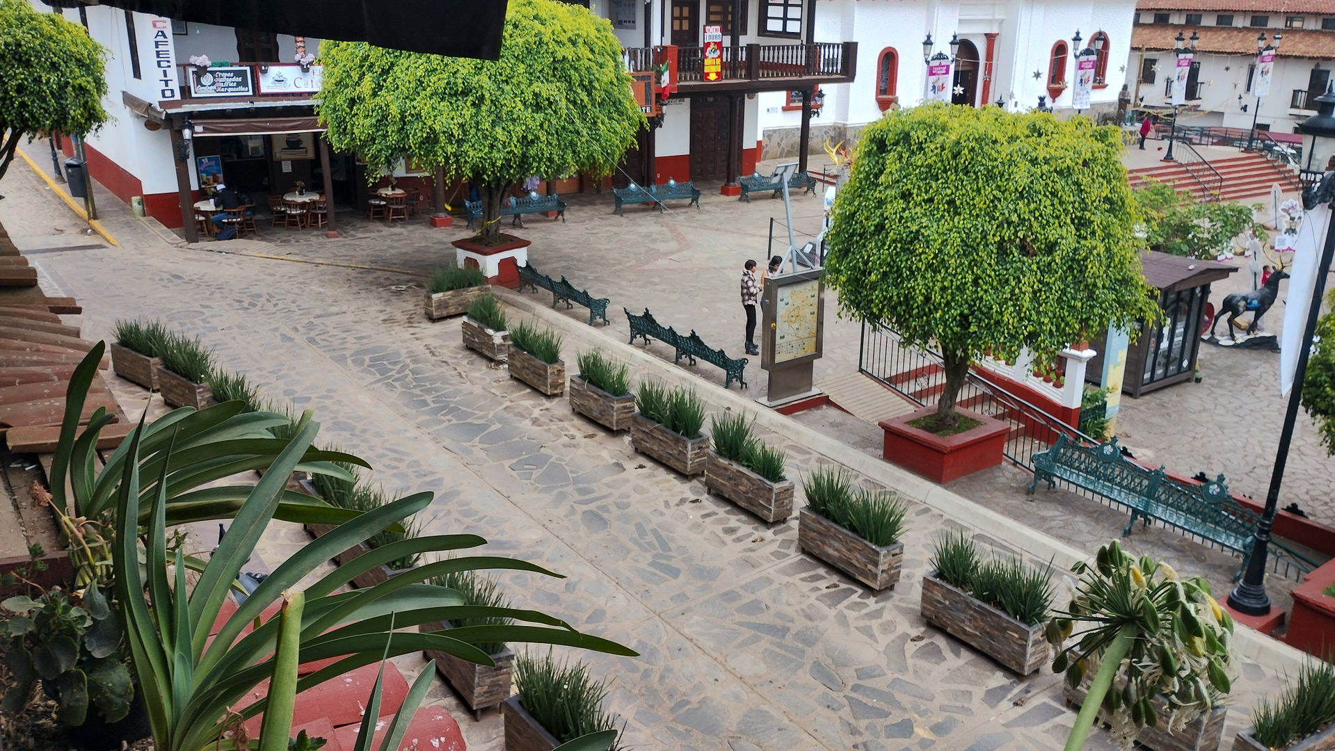 Plaza principal de Mazamitla (Localidad del estado de Jalisco, …