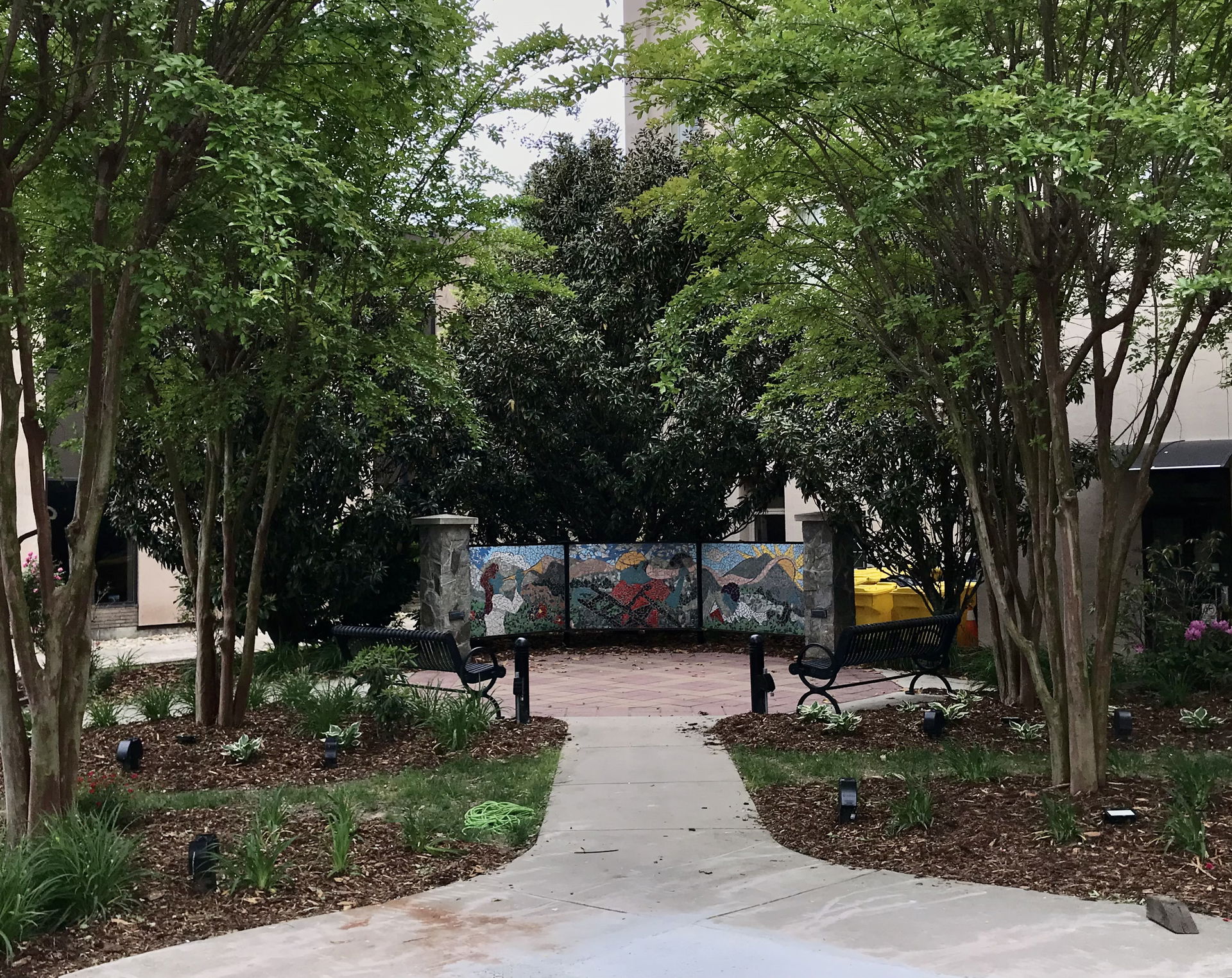 Park in downtown Lenoir