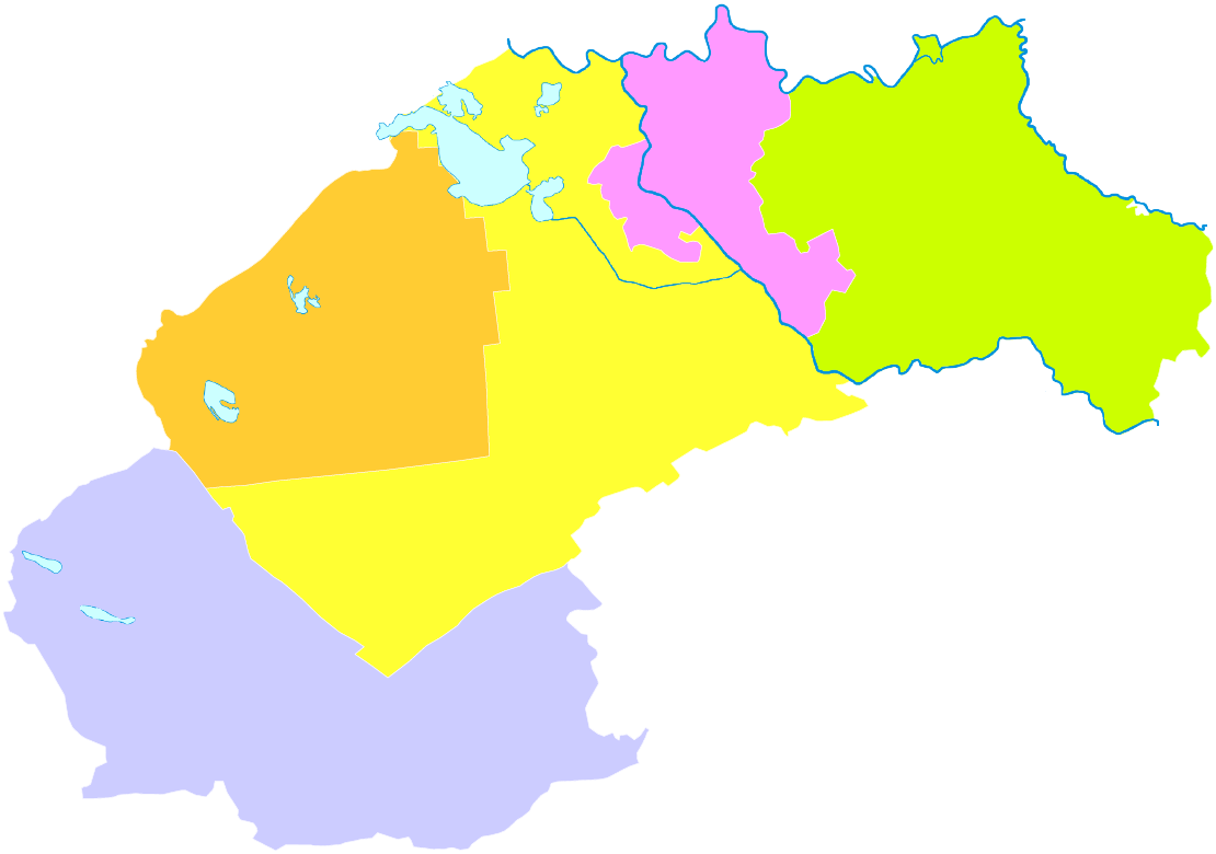 administrative divisions of Songyuan City, Jilin, China