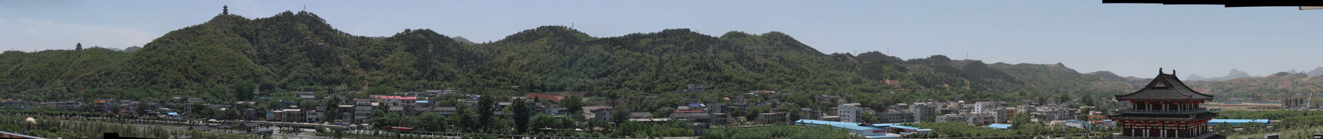 Paysage de montagnes à Shangluo, côté Sud.
