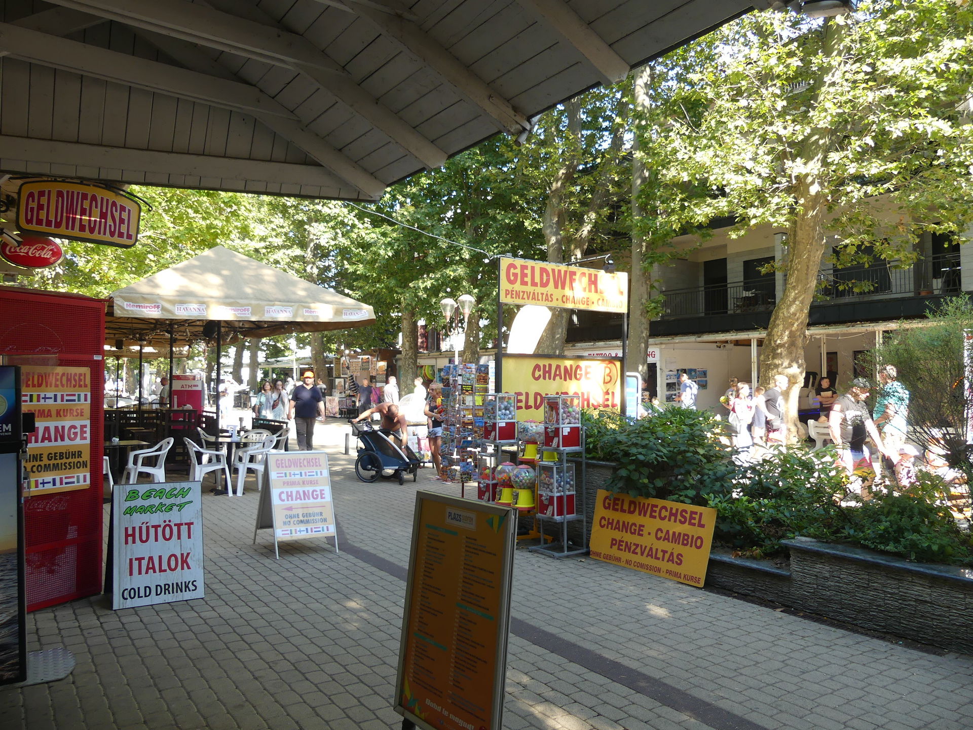 Plázs 2023. Siófok, Central Europe.
