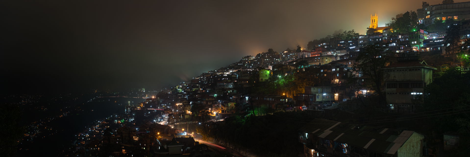 Shimla at night